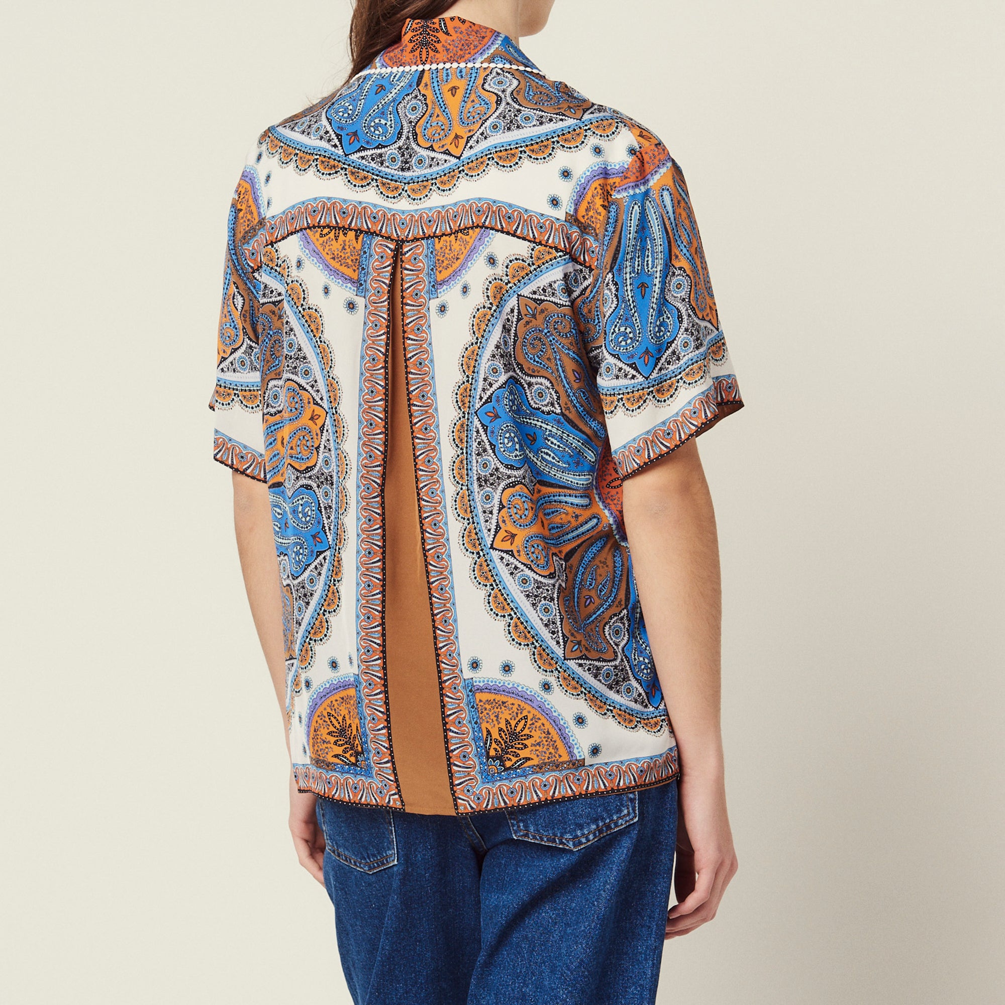 Chemise pyjama imprimée Sandro seconde main