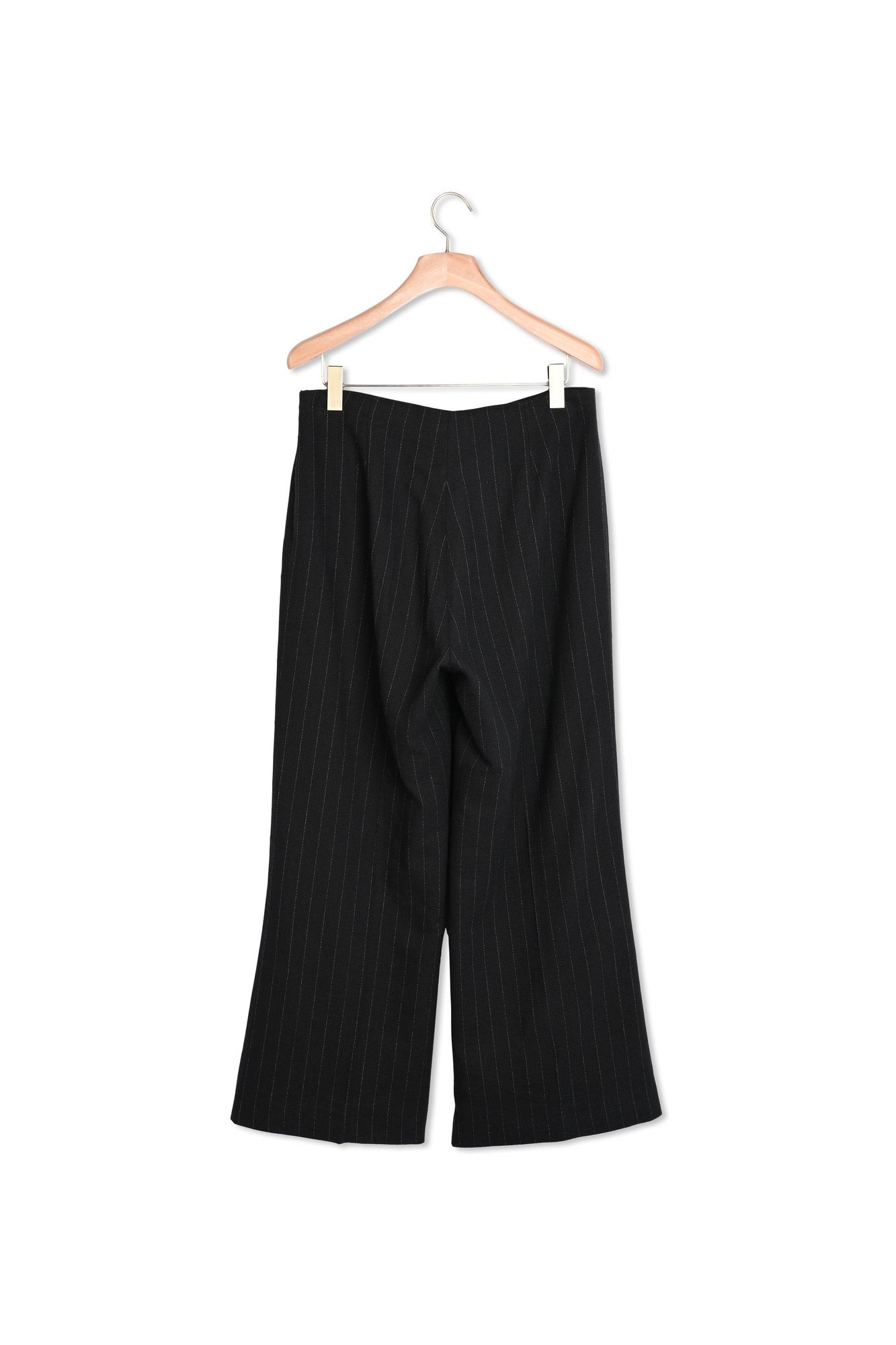 Pantalon de costume large à rayures Sandro seconde main