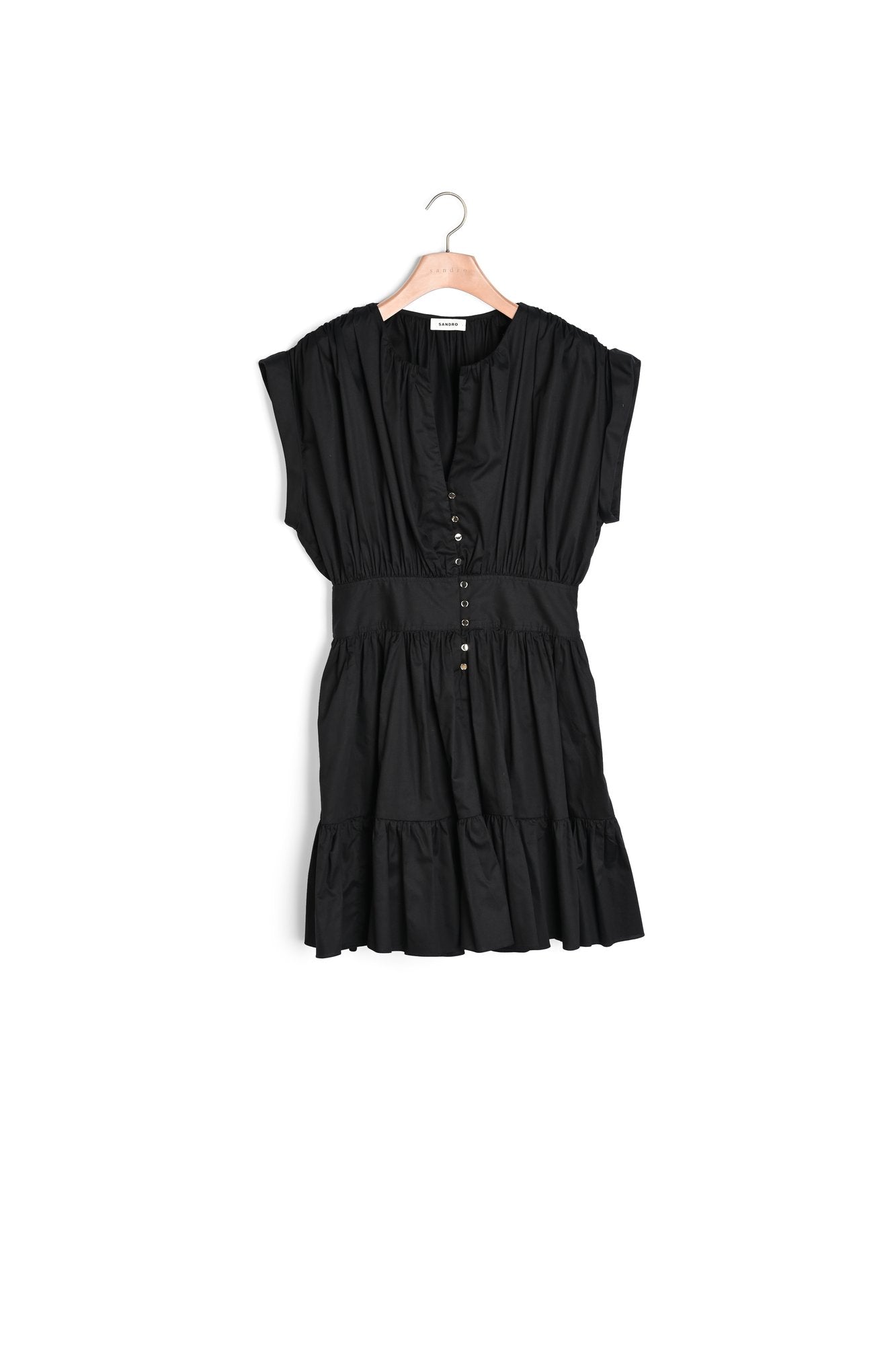 Robe courte froncée Sandro seconde main