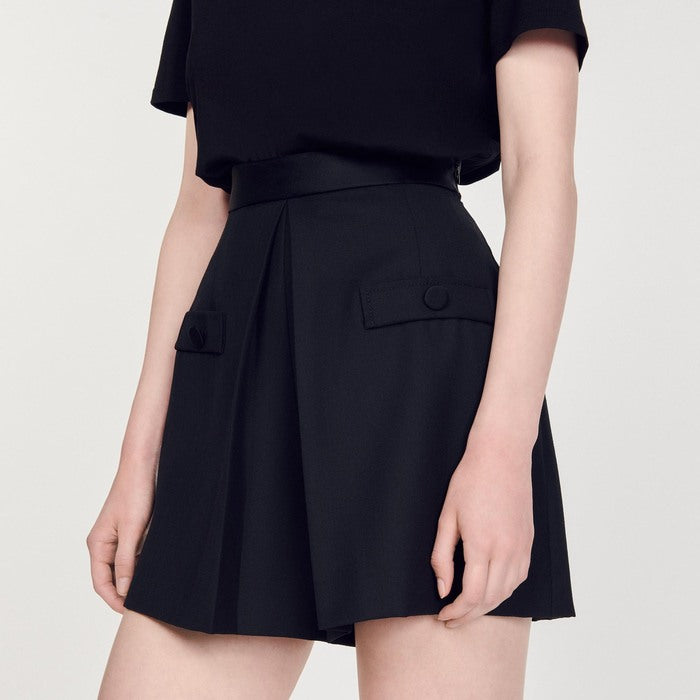 Short taille haute avec boutons Sandro seconde main