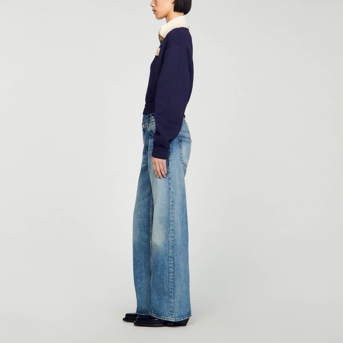 Sweat court Sandro seconde main