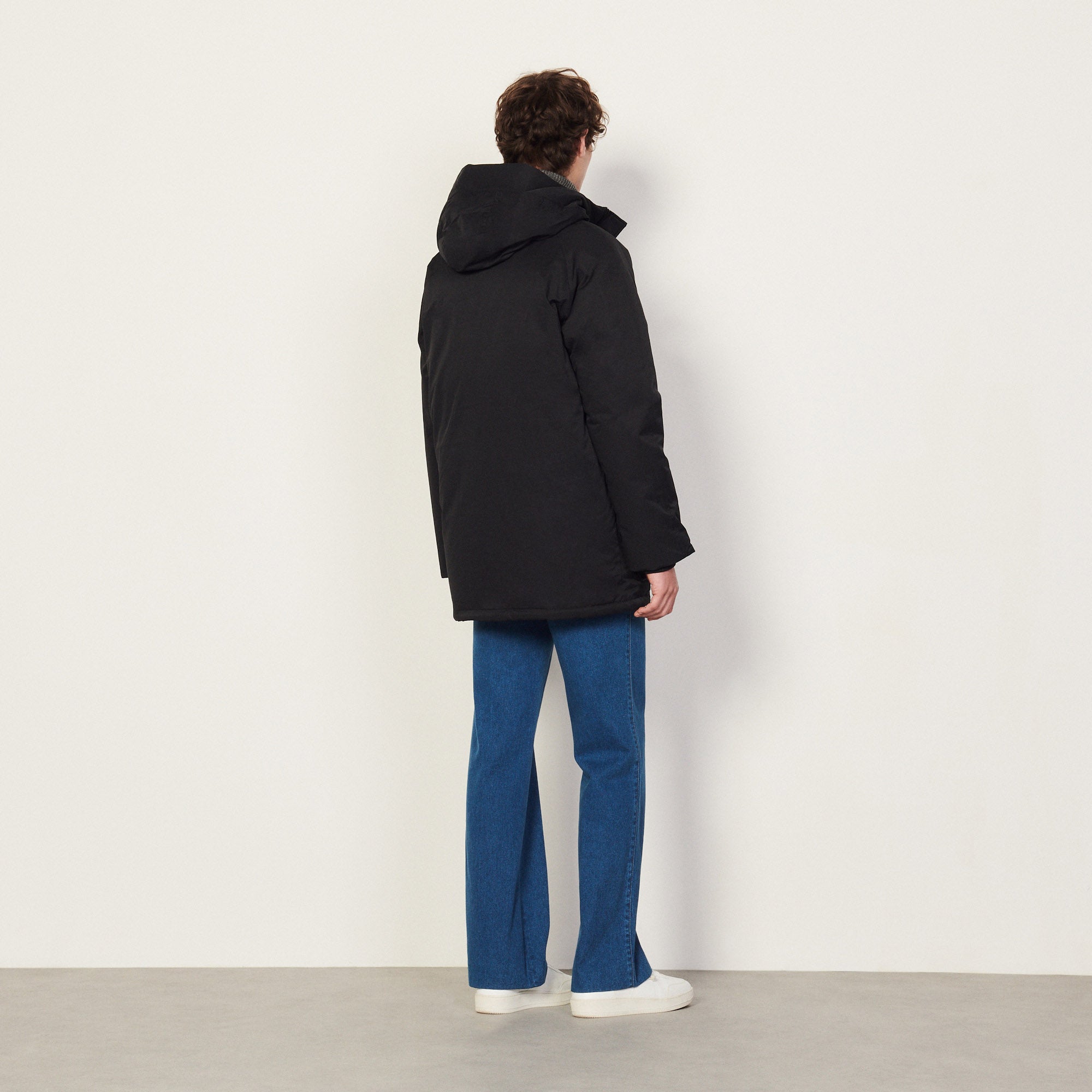 Manteau Noir Sandro seconde main