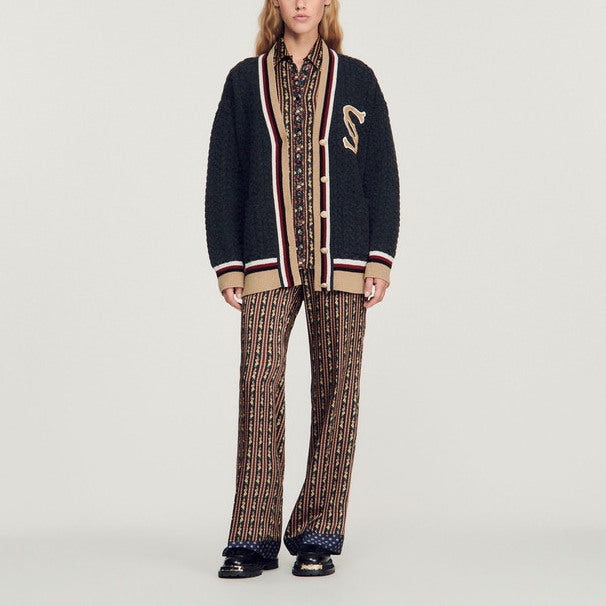 Cardicoat à patch double S Sandro seconde main