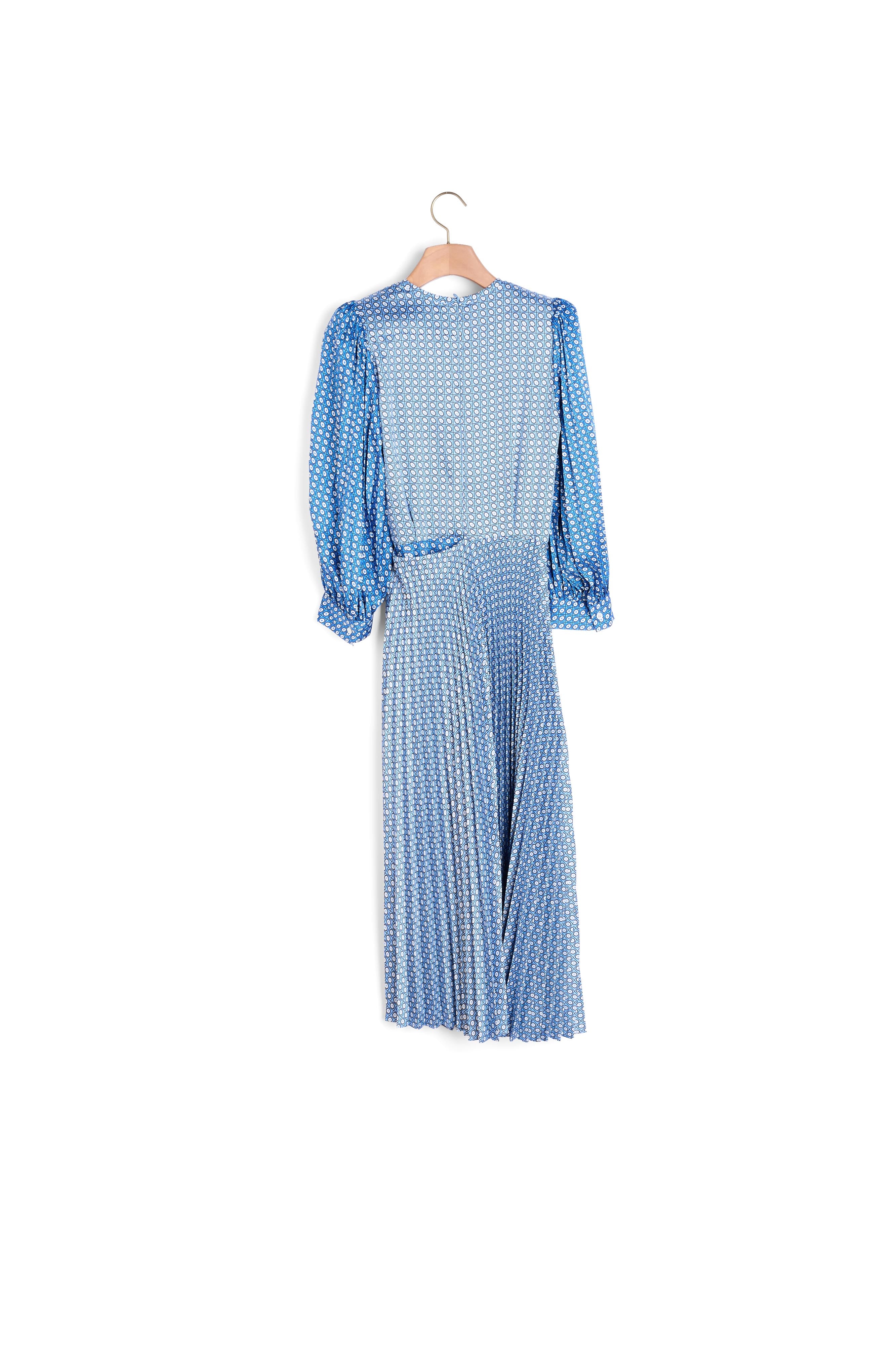 Robe longue imprimé cravate Sandro seconde main