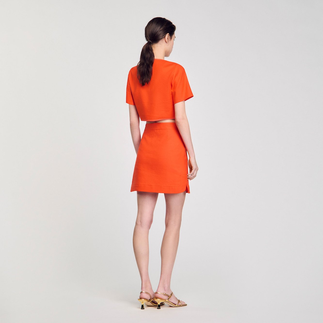 Jupe courte à poches Sandro seconde main