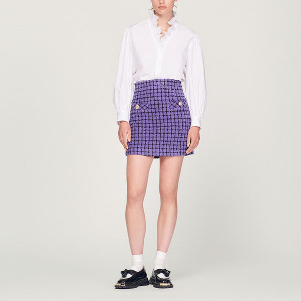 Veste courte en tweed Sandro seconde main