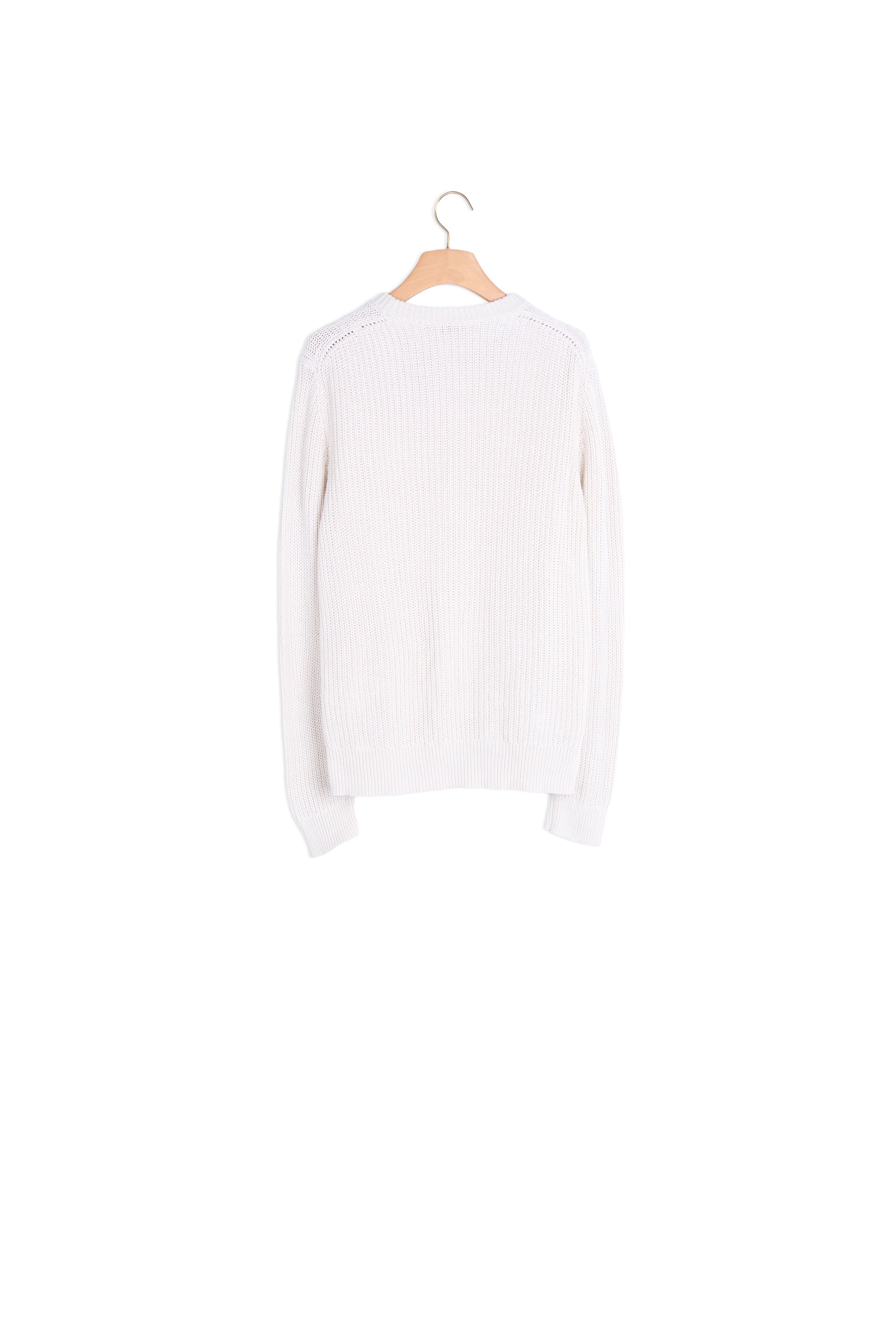 Pull en coton et soie Sandro seconde main