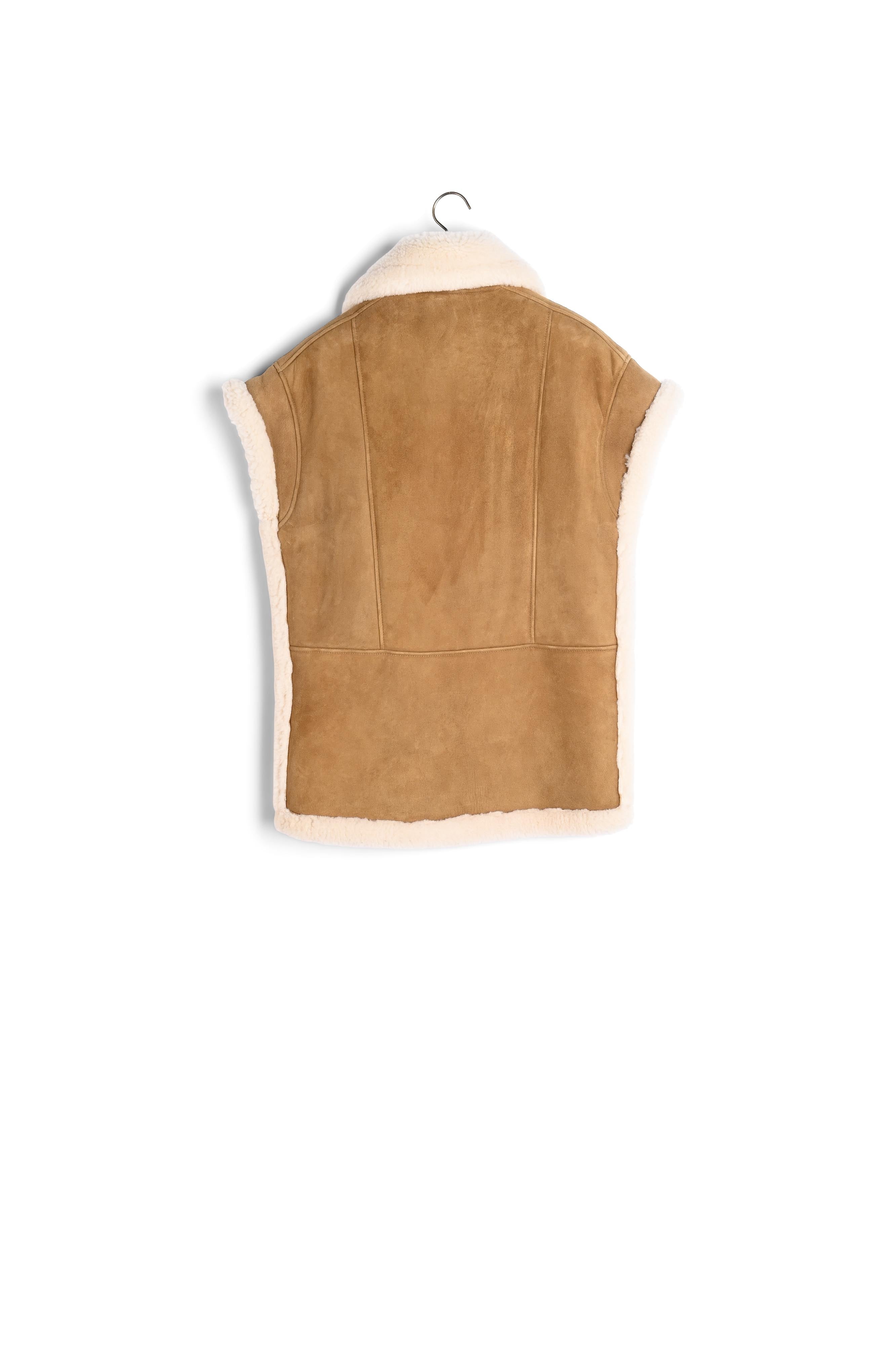 Peau lainée sans manches Sandro seconde main