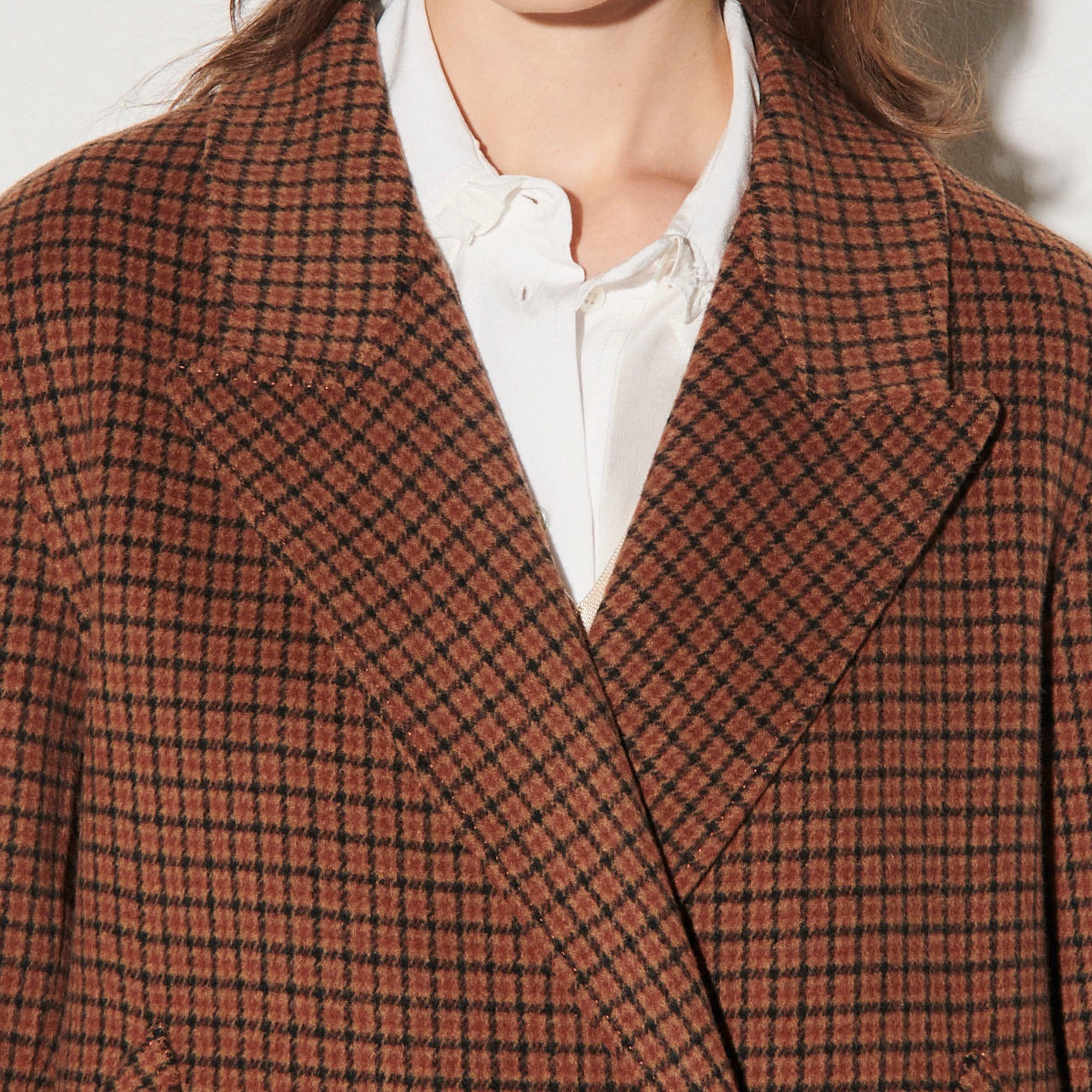 Manteau long oversize en laine Sandro seconde main