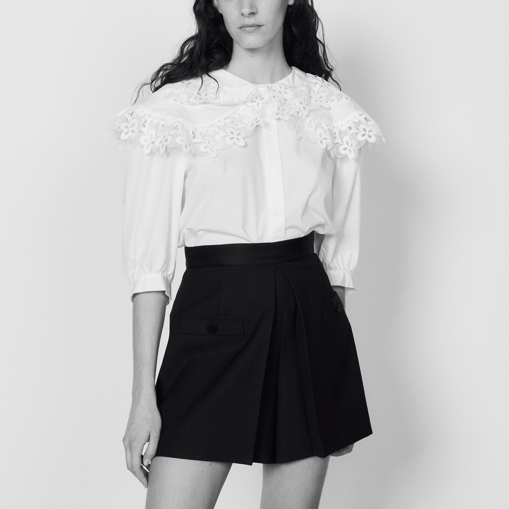 Chemise en coton Sandro seconde main