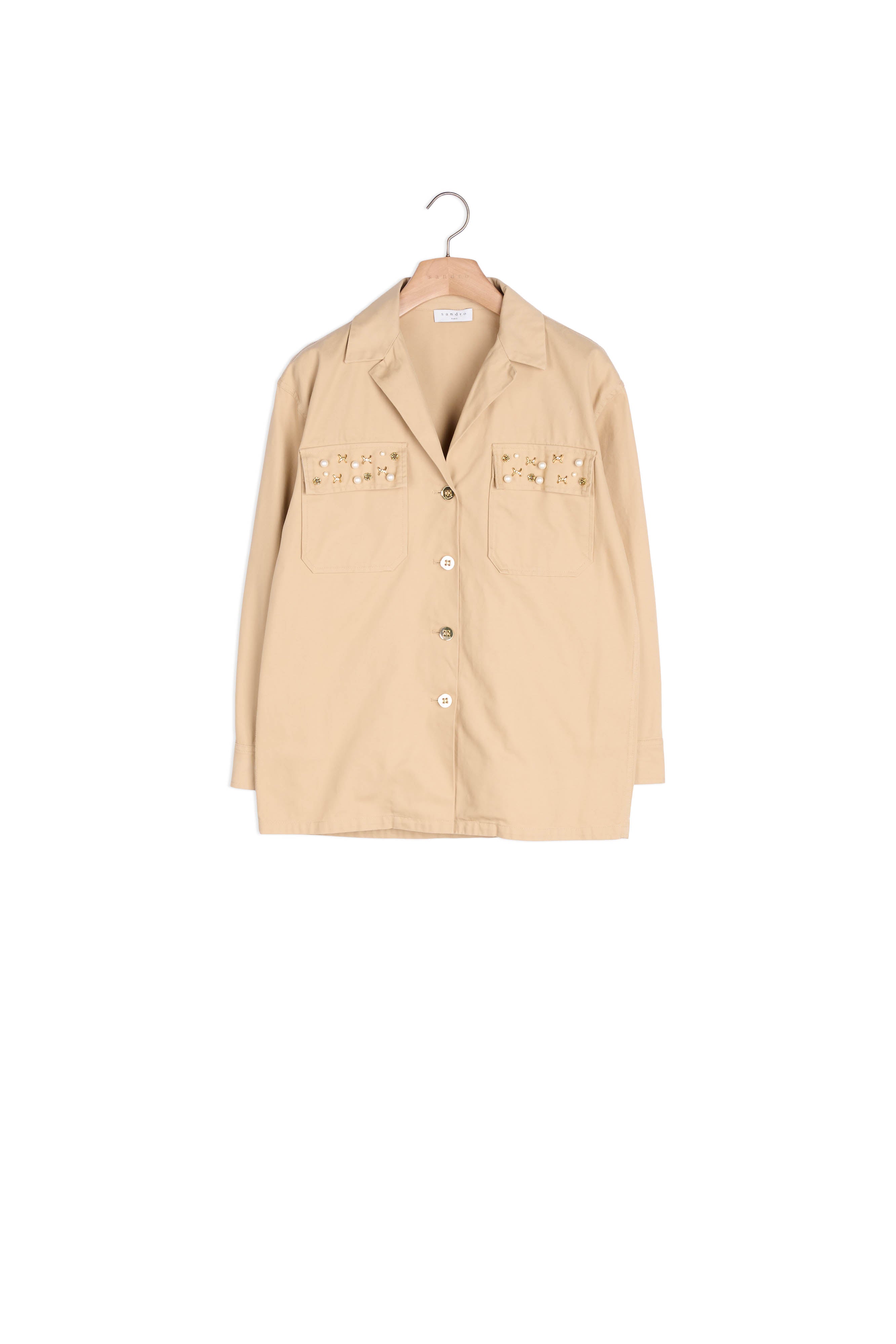 Veste Chemise à ornements Sandro seconde main