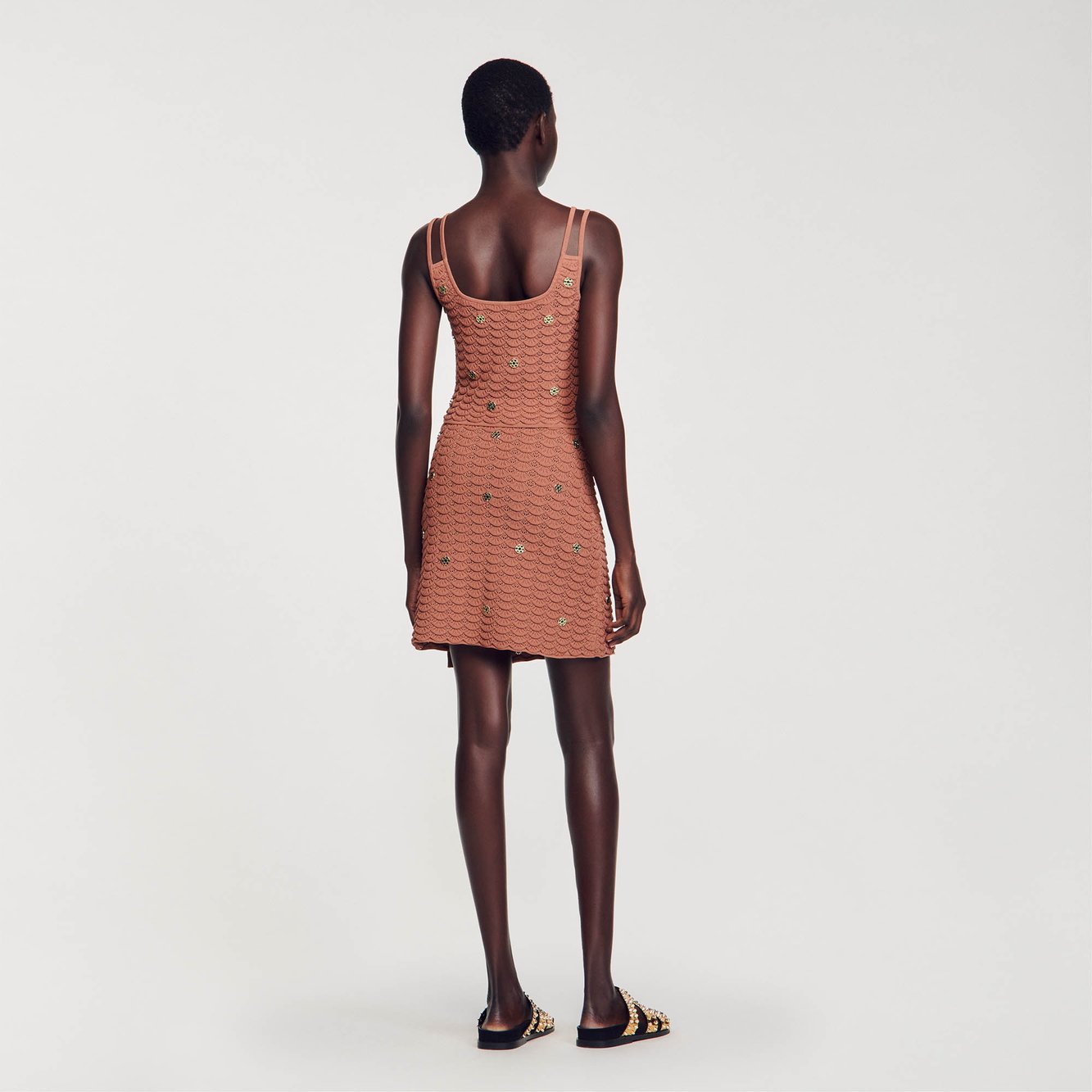 Jupe courte asymétrique Sandro seconde main