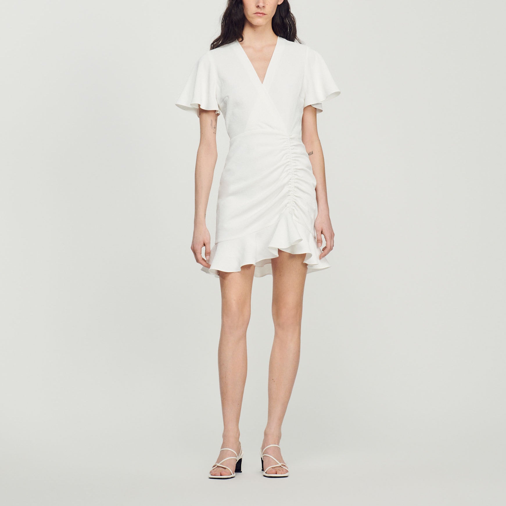 Robe courte croisée Sandro seconde main