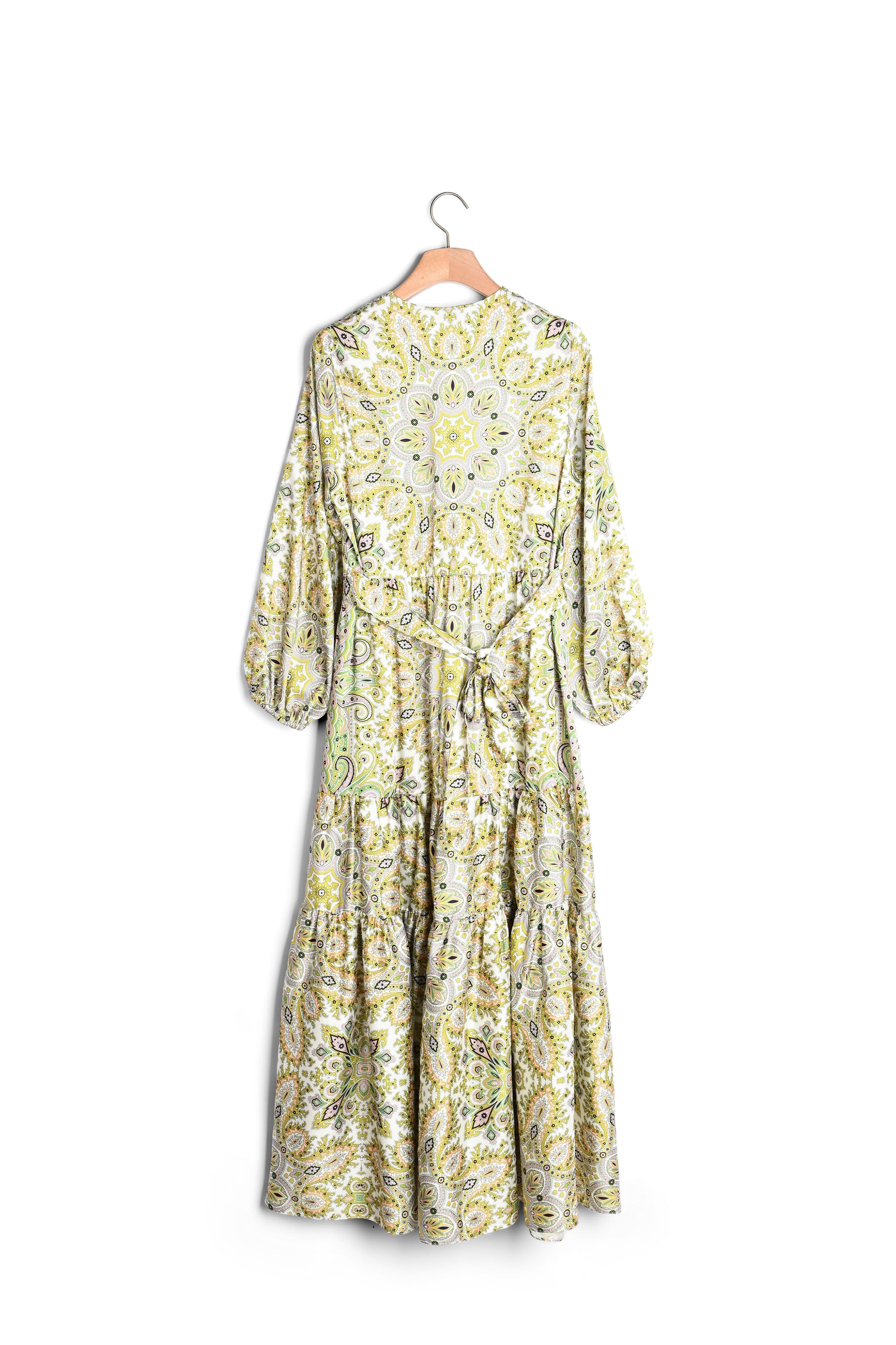 Robe longue à imprimé foulard Sandro seconde main