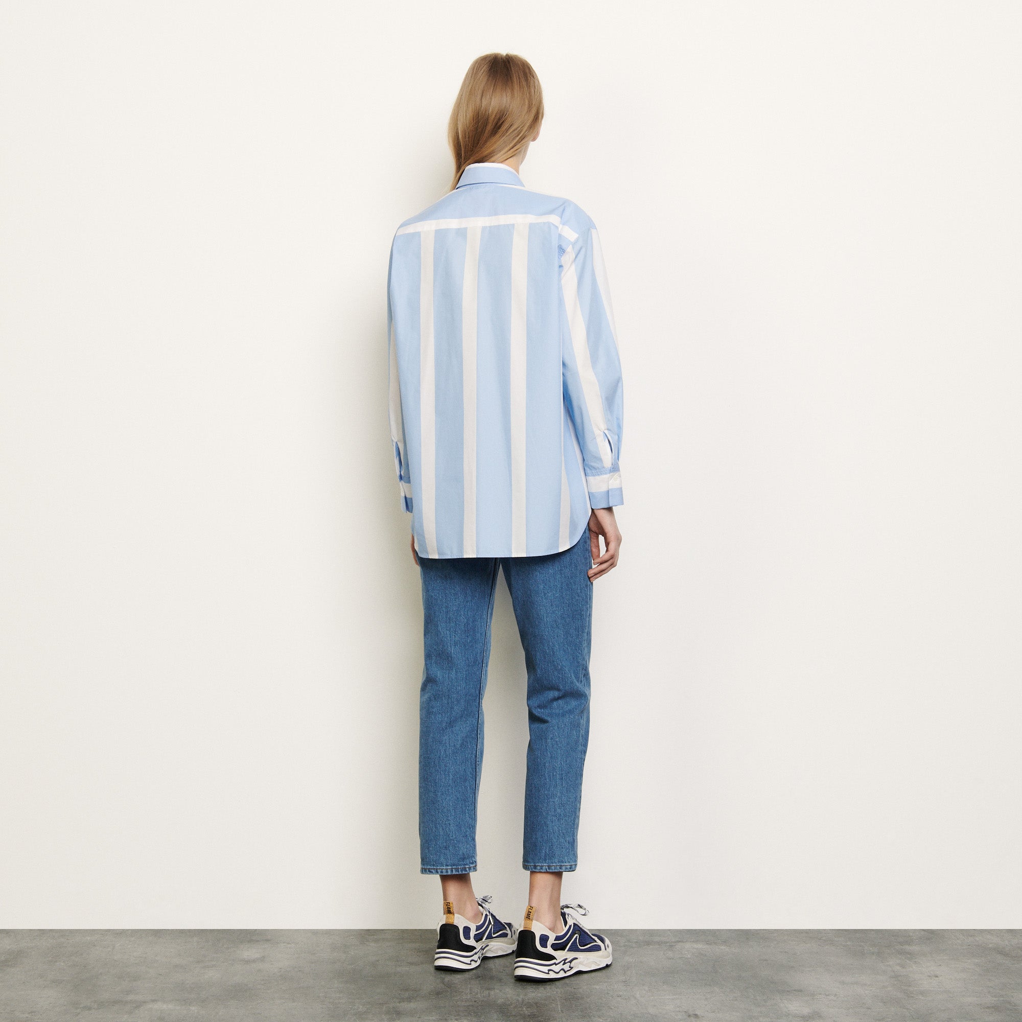 Chemise rayée over size Sandro seconde main