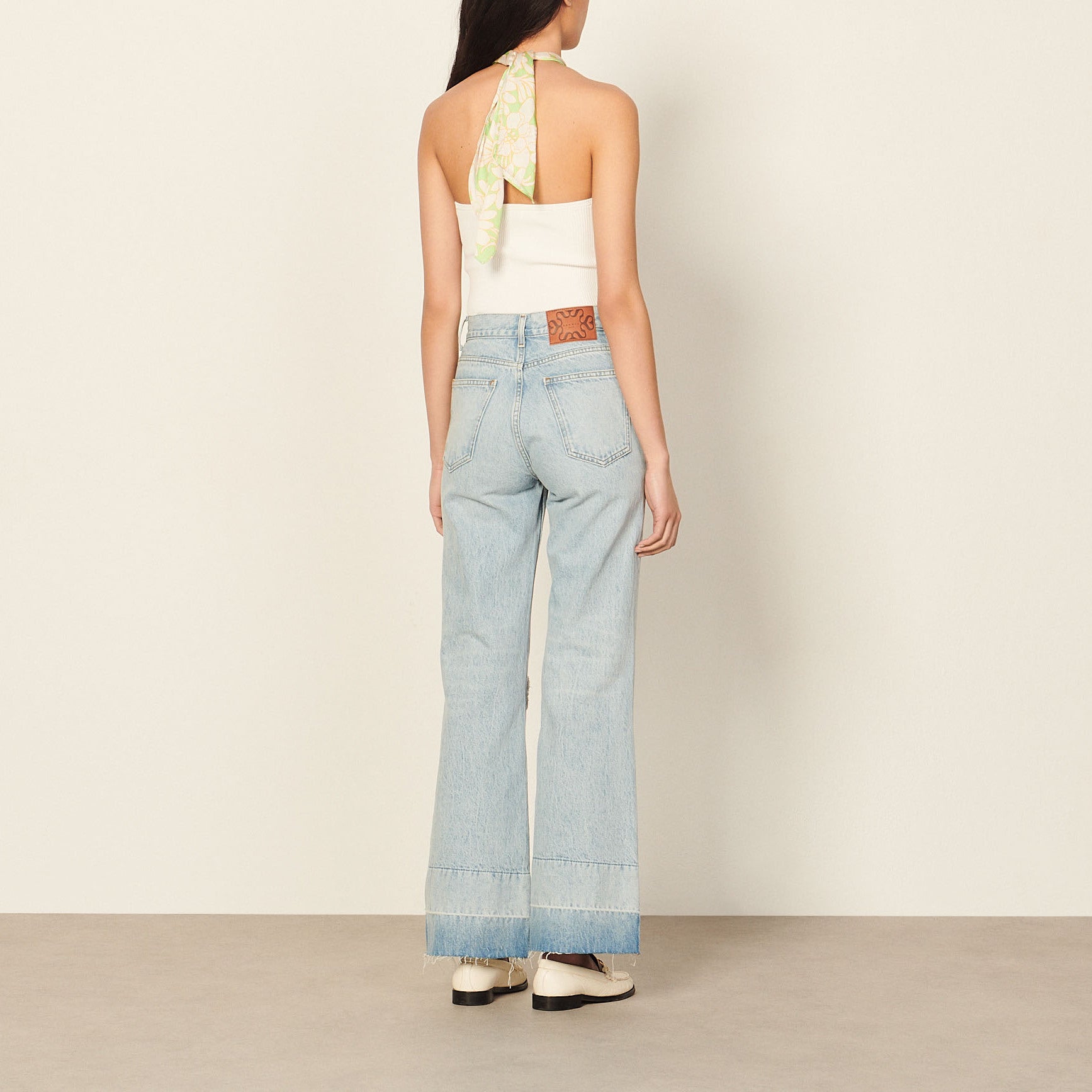 Top dos nu foulard Sandro seconde main