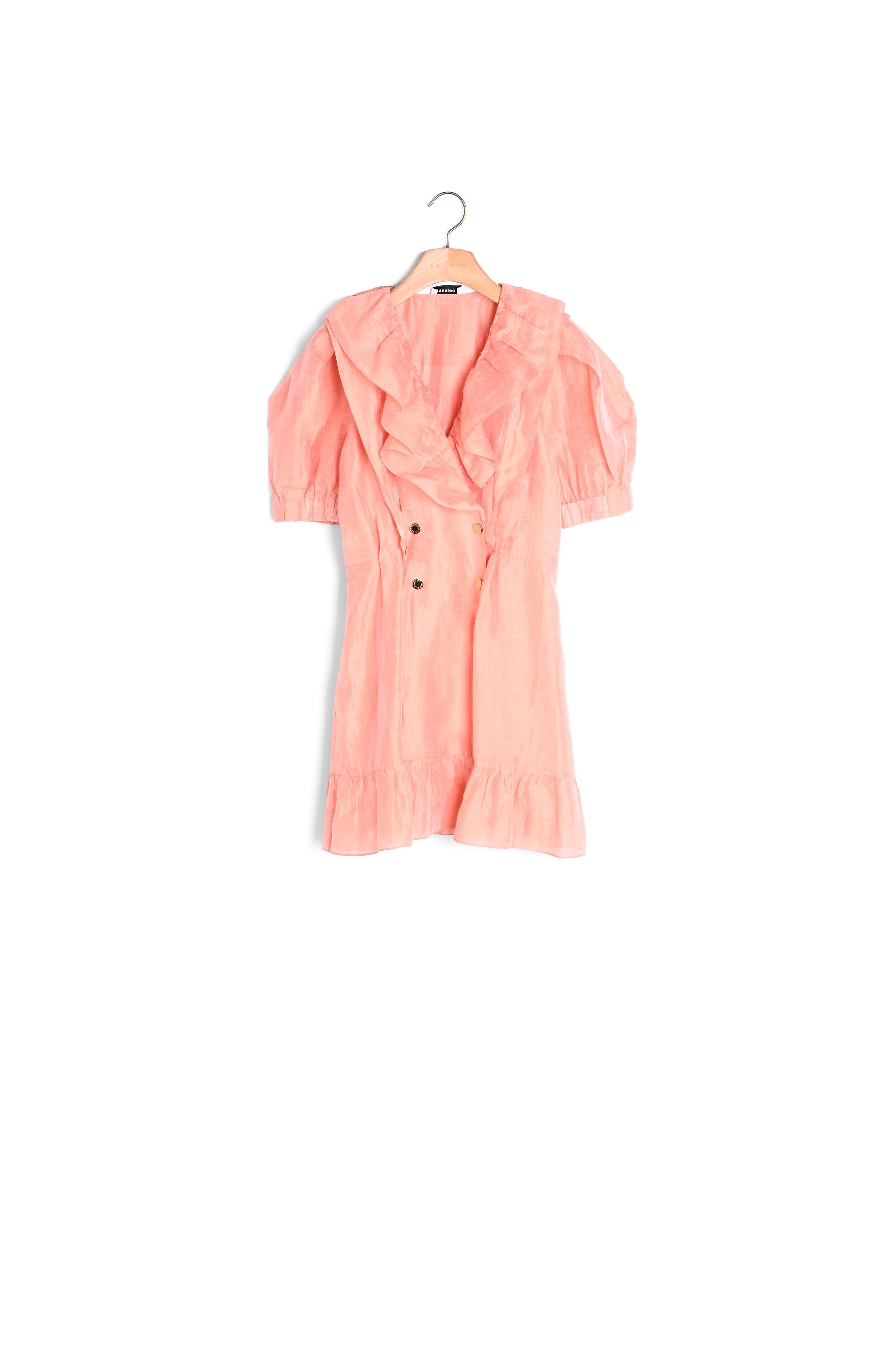 Robe courte volantée Sandro seconde main