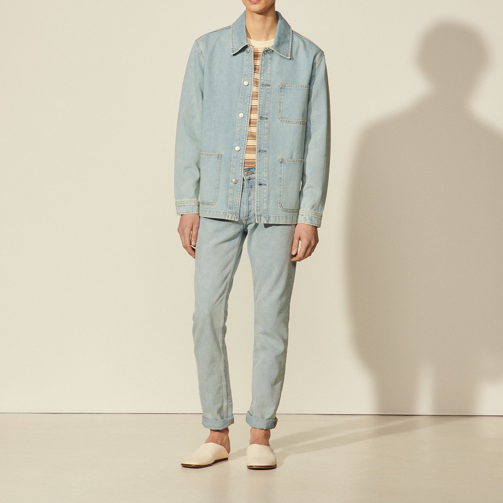 Veste en Jean Sandro seconde main