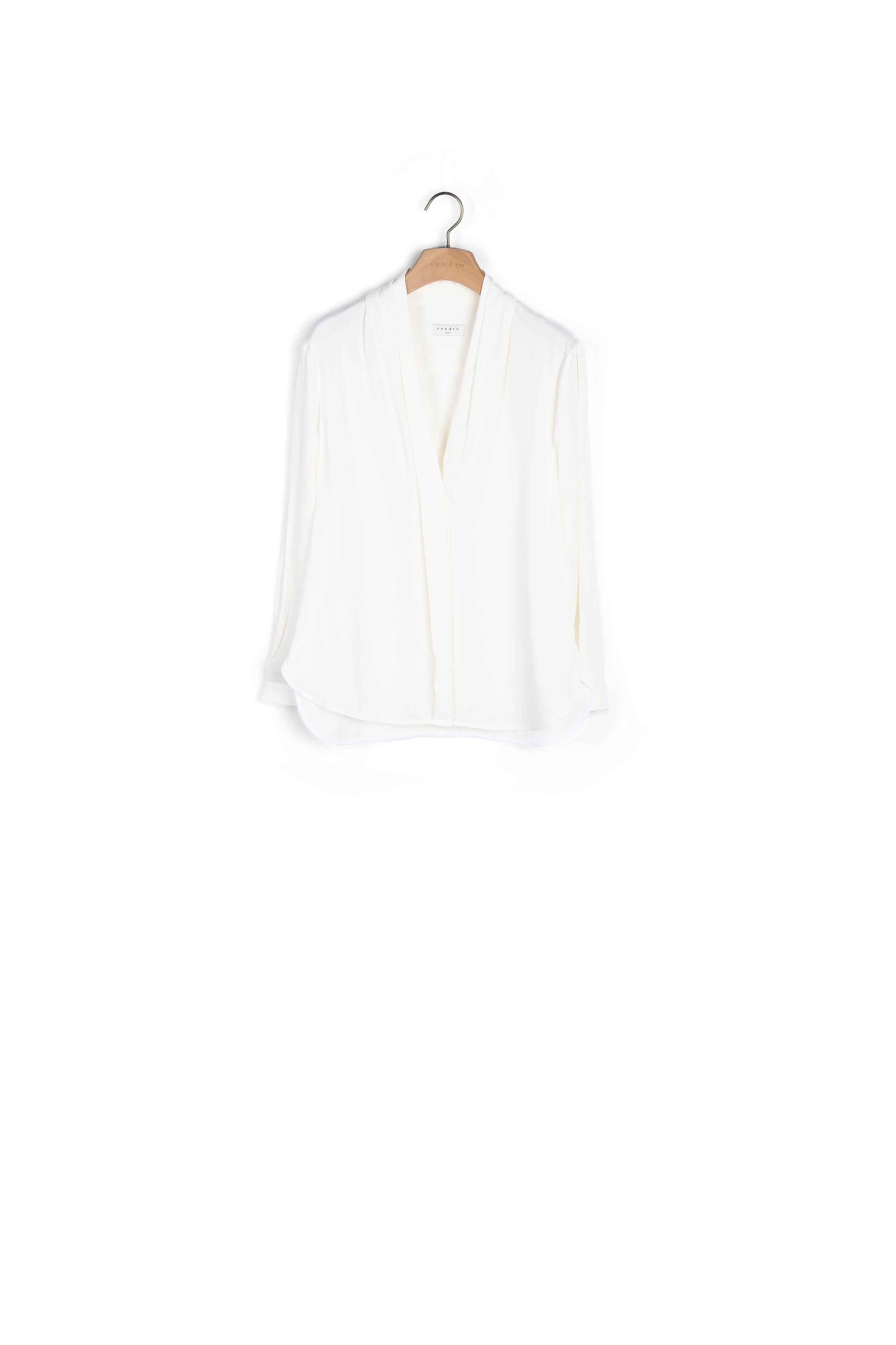 Chemise blanc Sandro seconde main