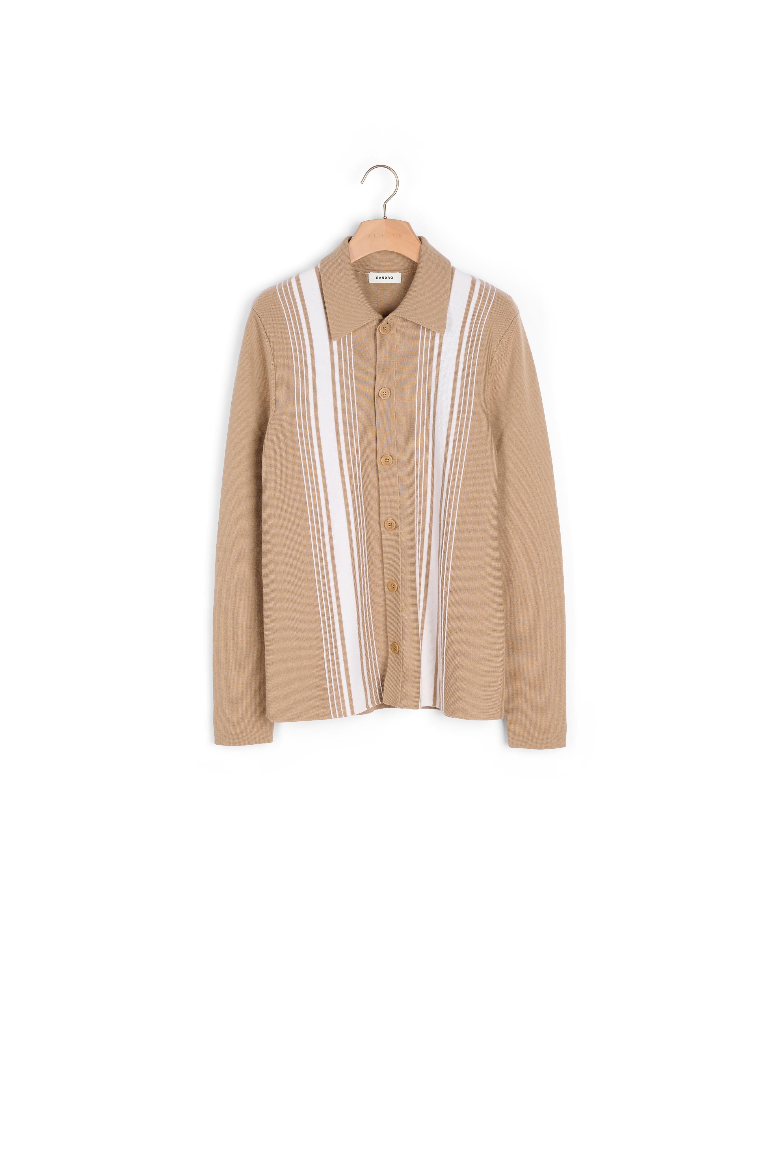 Cardigan à broderie contrastée Sandro seconde main