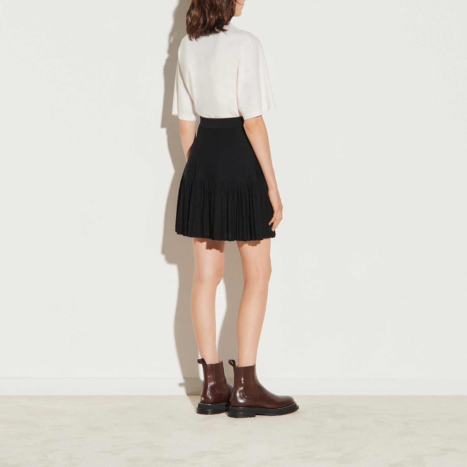 Jupe patineuse en Maille compacte Sandro seconde main