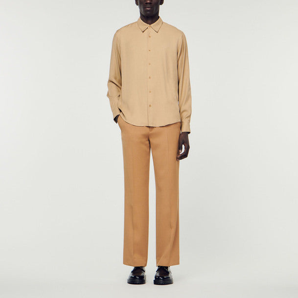 Chemise fluide à manches longues Homme Sandro seconde main