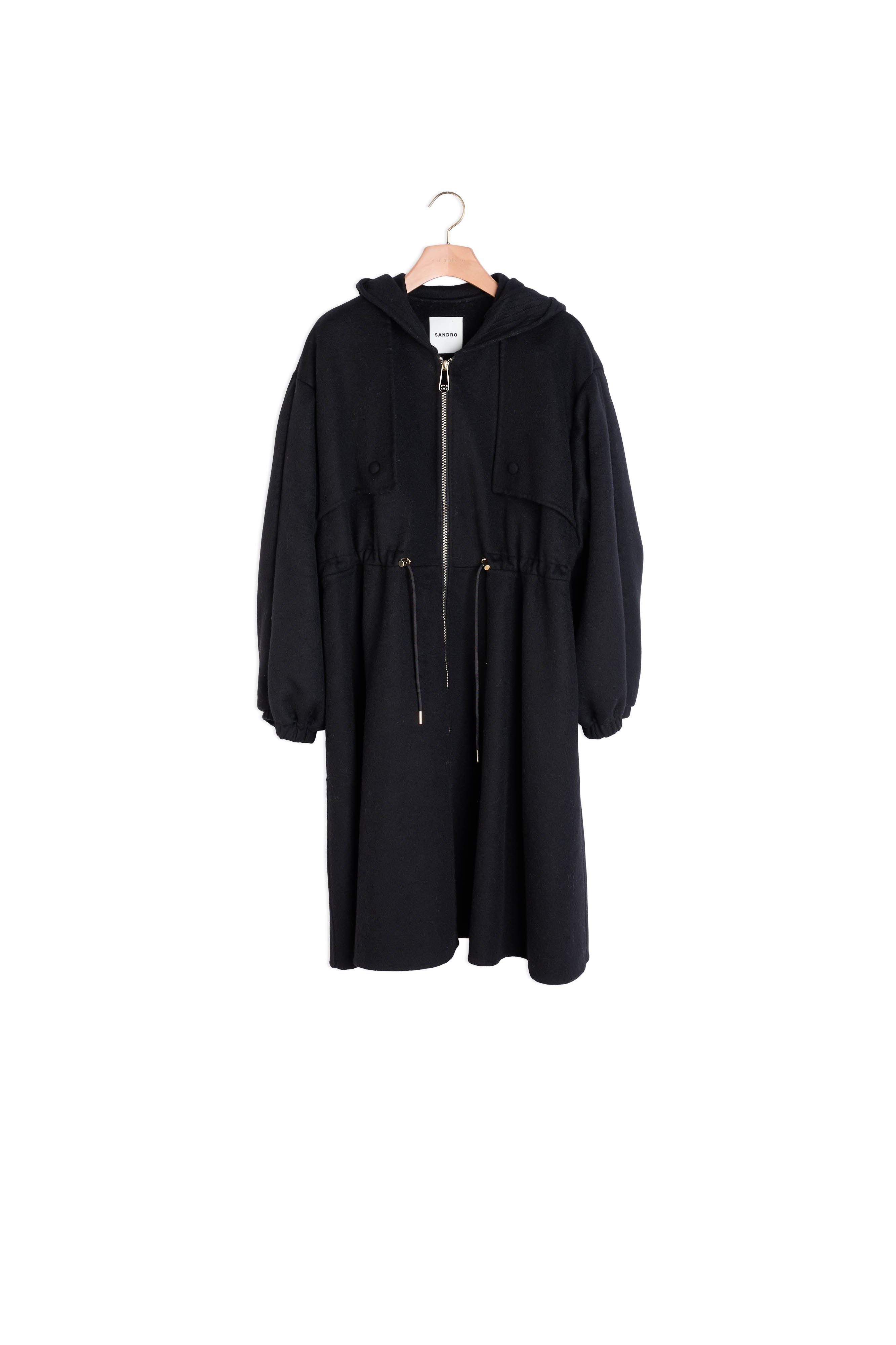 Manteau à capuche Sandro seconde main