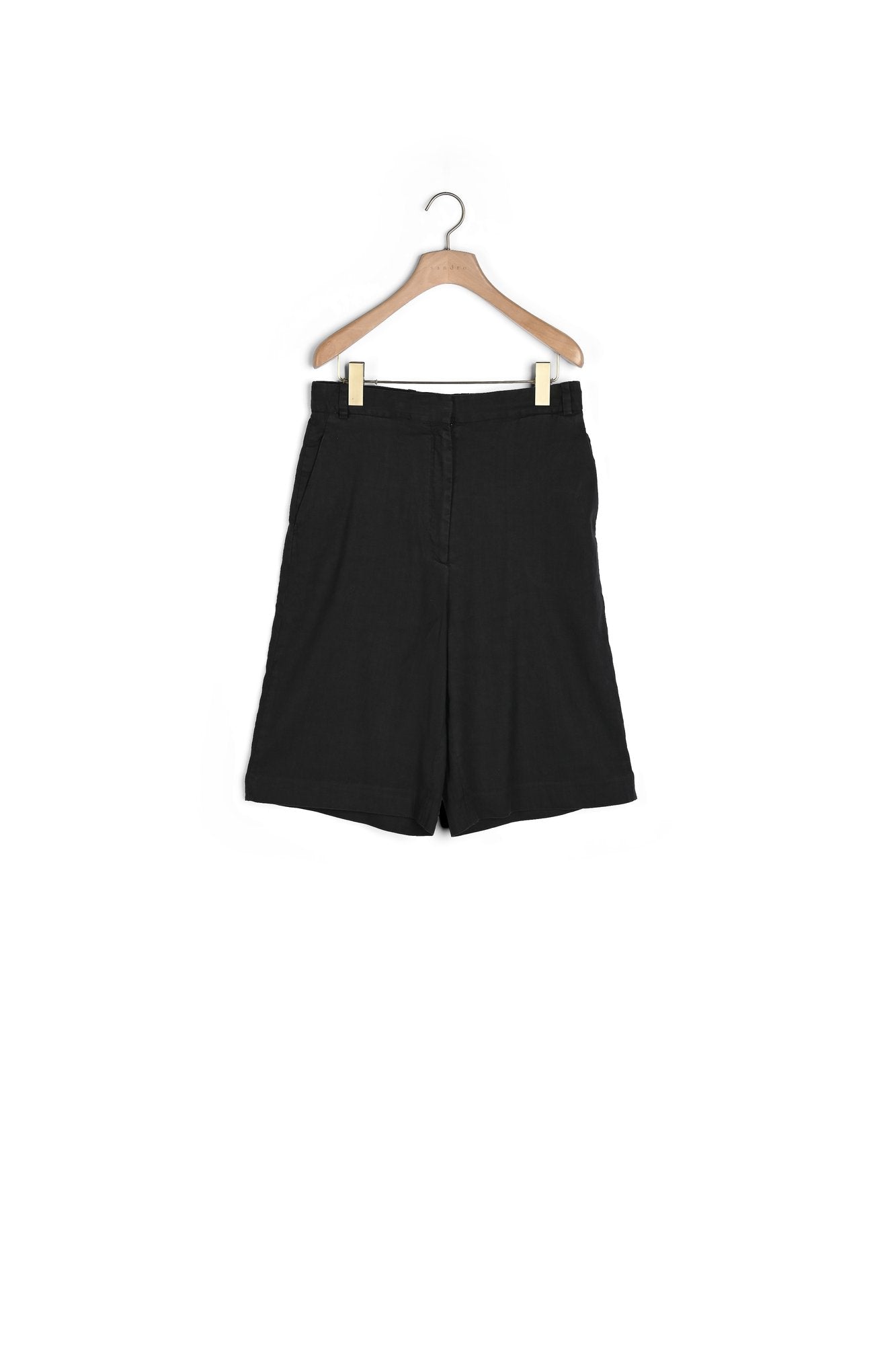 Bermuda en lin mélangé Sandro seconde main