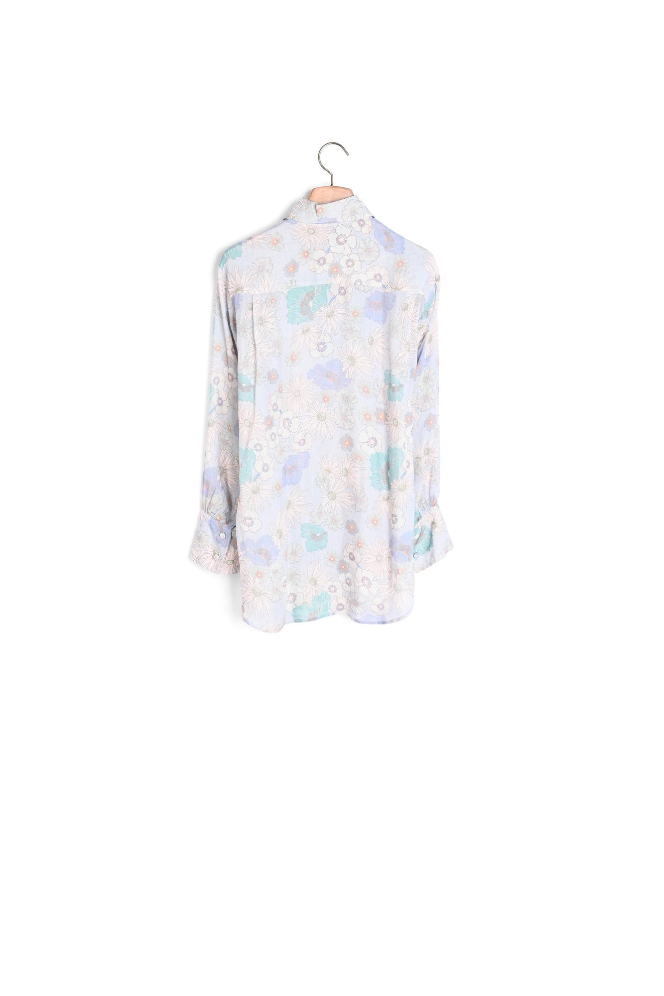 Chemise en voile imprimée Sandro seconde main