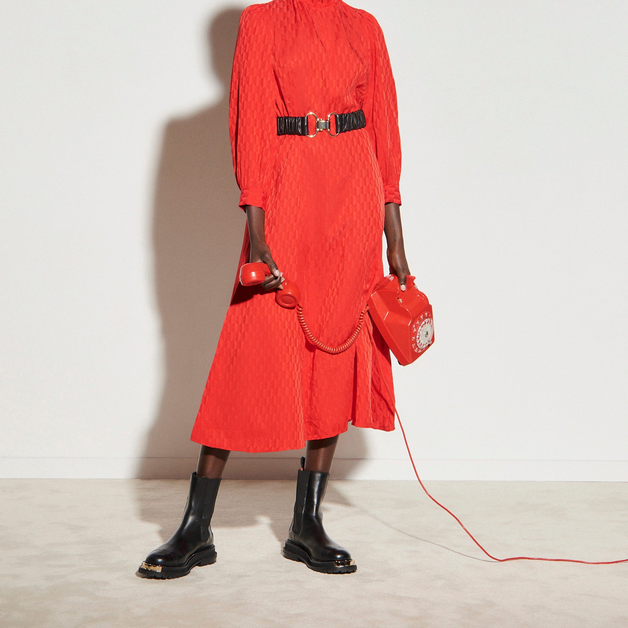 Robe midi en jacquard Sandro seconde main