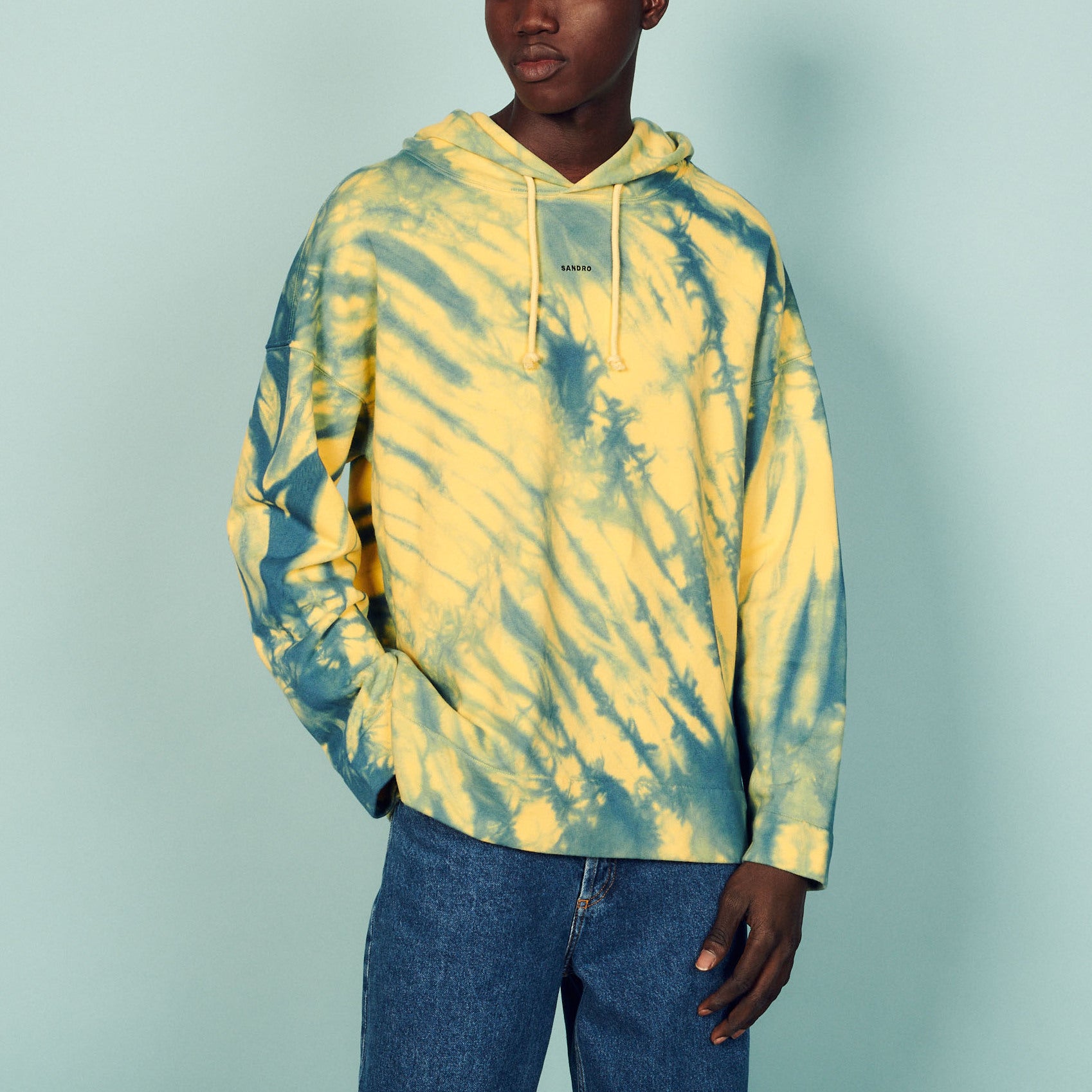 Hoodie tie and dye Sandro seconde main