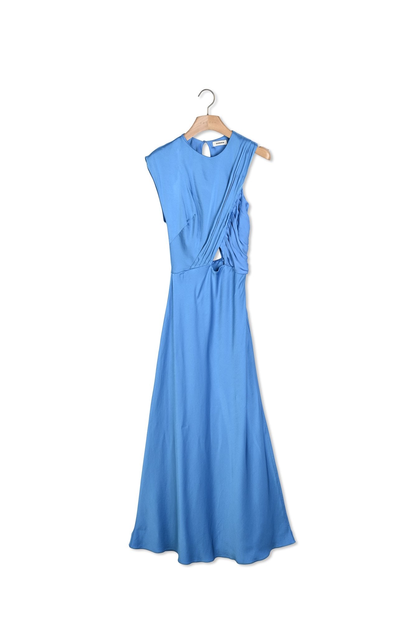 Robe longue drapée Sandro seconde main