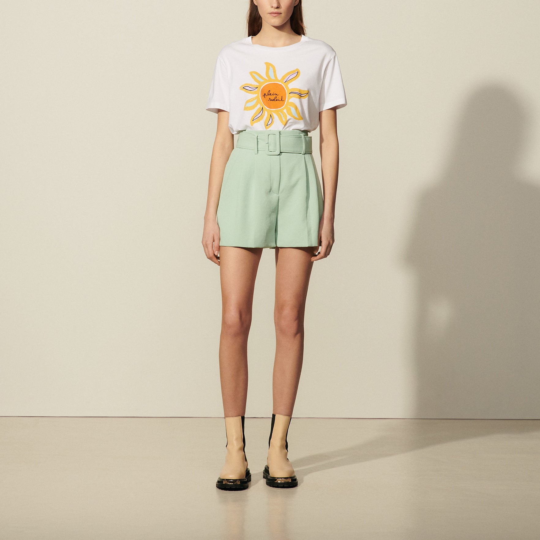 Short avec large ceinture Sandro seconde main