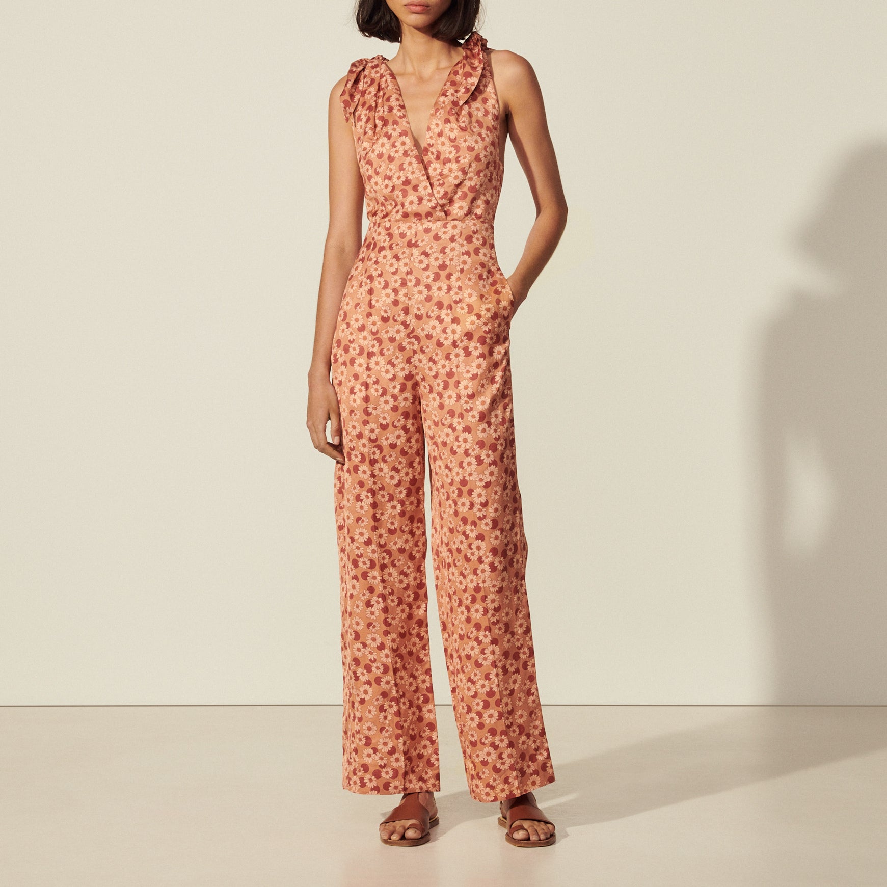 Combinaison Pantalon imprimée Sandro seconde main