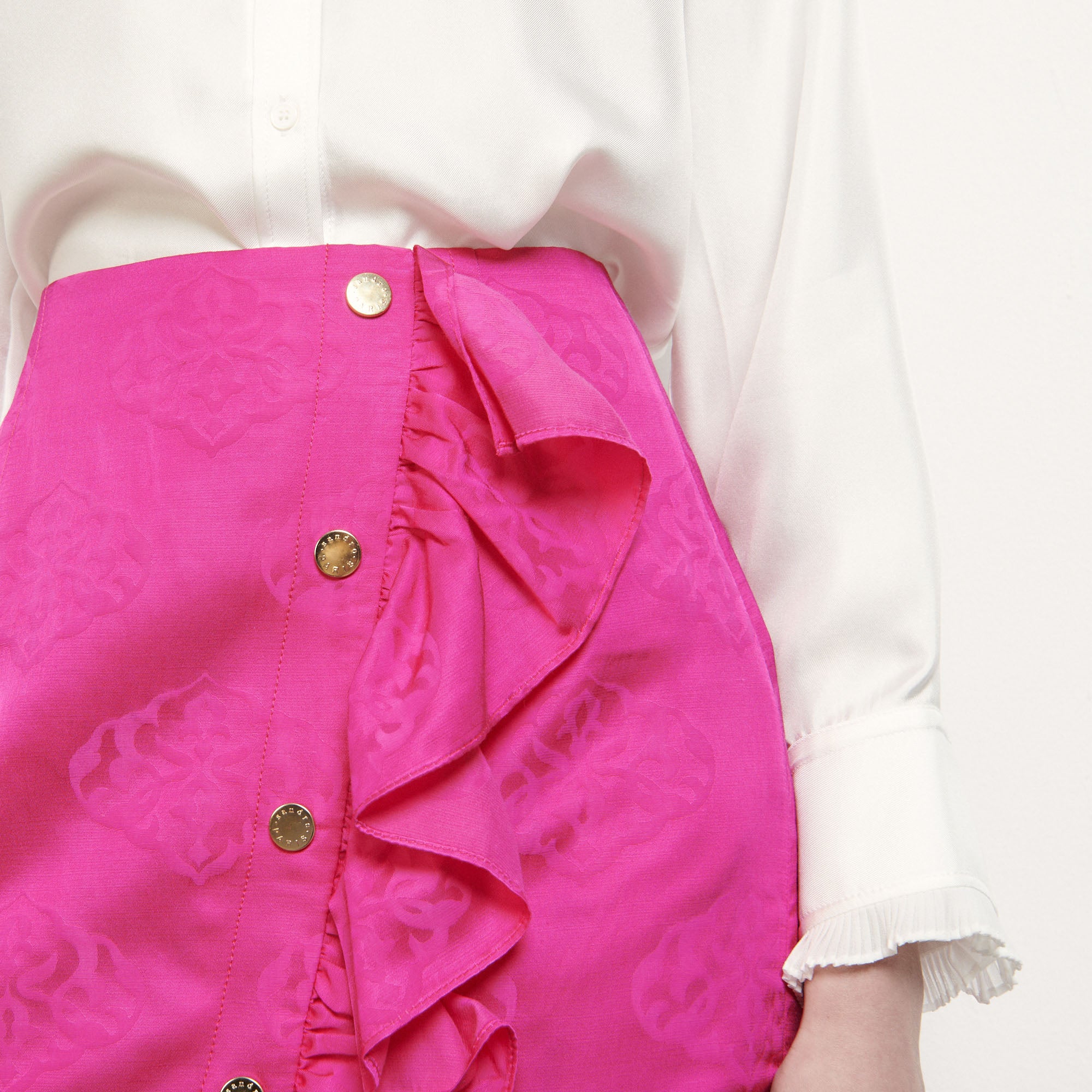 Jupe courte en jacquard Sandro seconde main