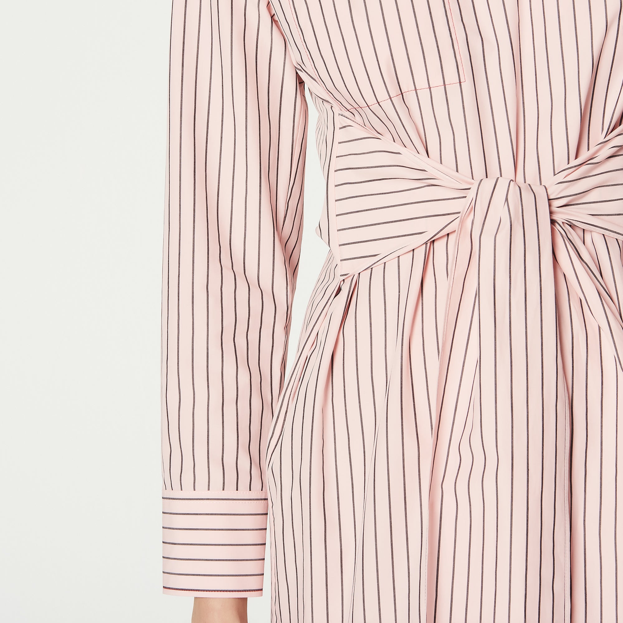 Robe Chemise à rayures et avec ceinture Sandro seconde main