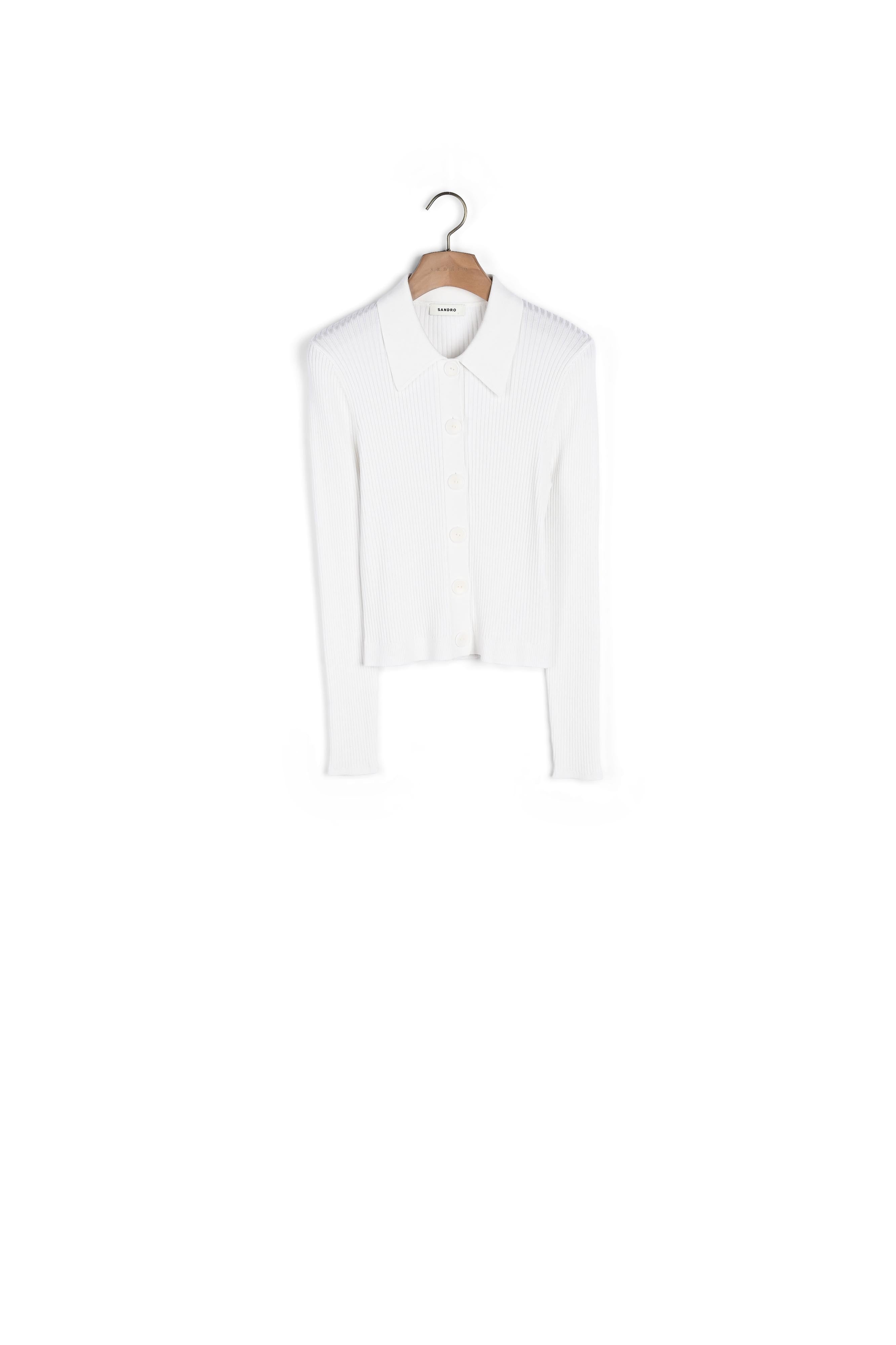 Cardigan court côtelé Sandro seconde main