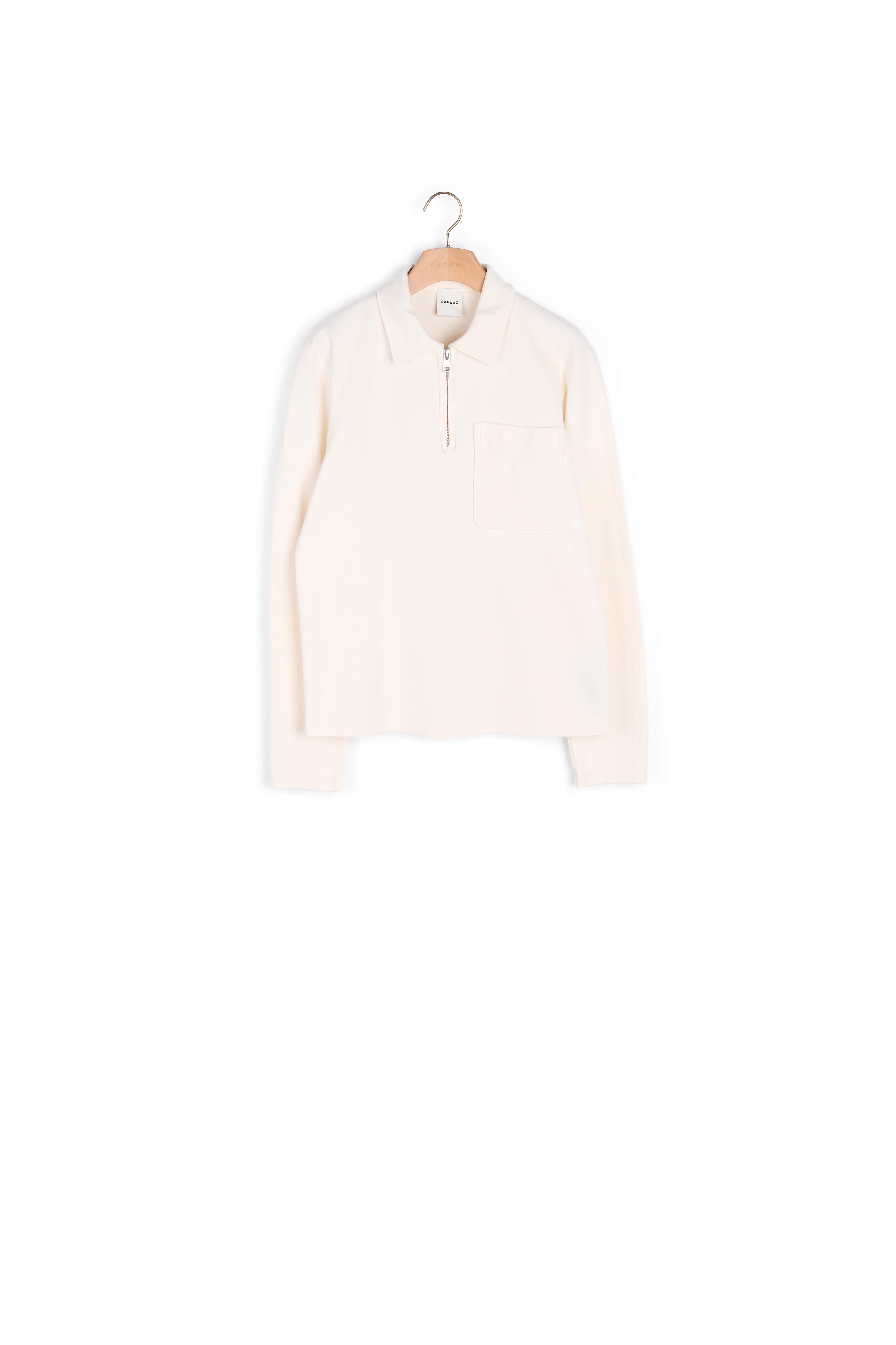 Sweatshirt Ecru Sandro seconde main