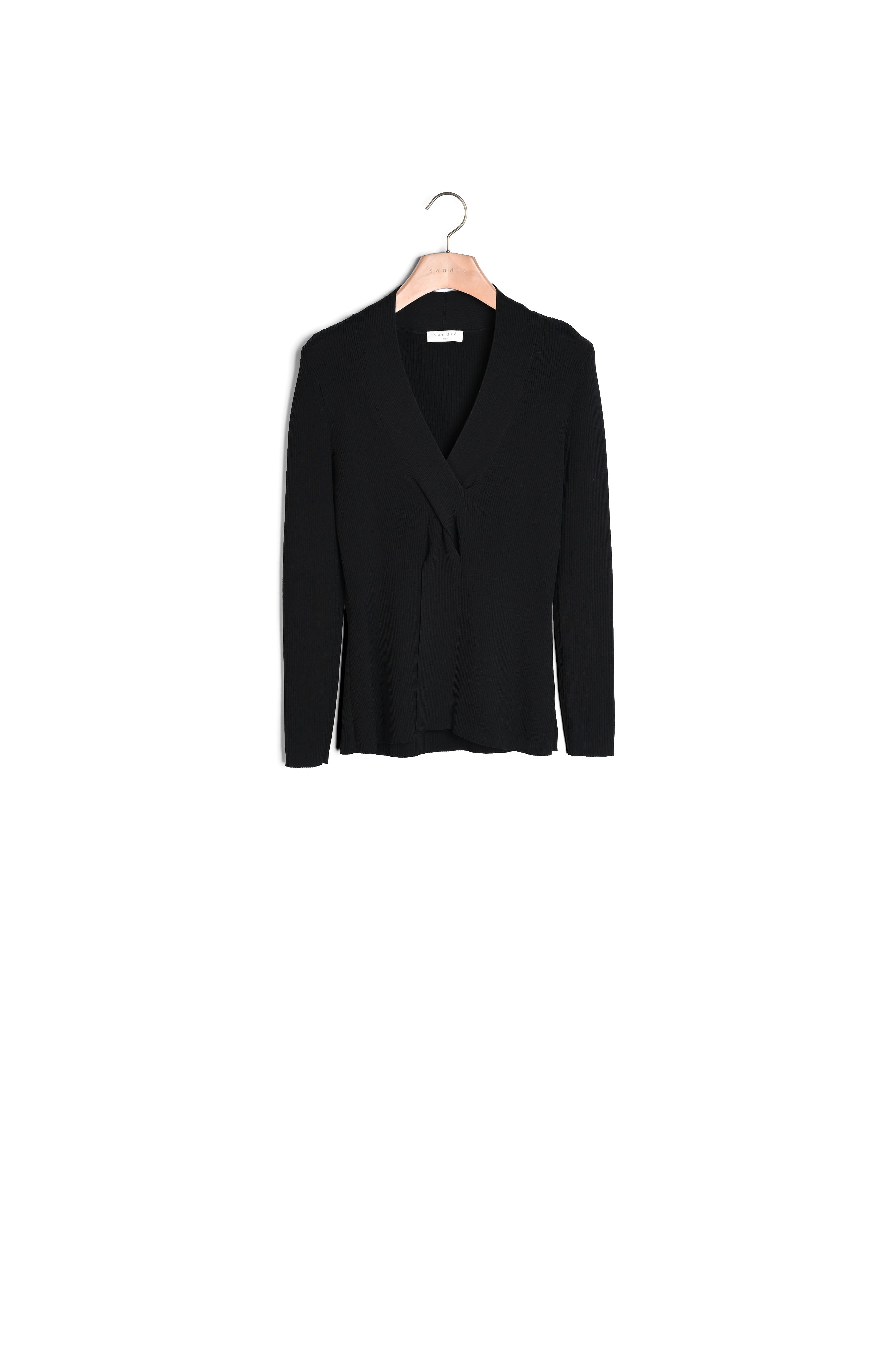 Pull twisté en Maille Sandro seconde main