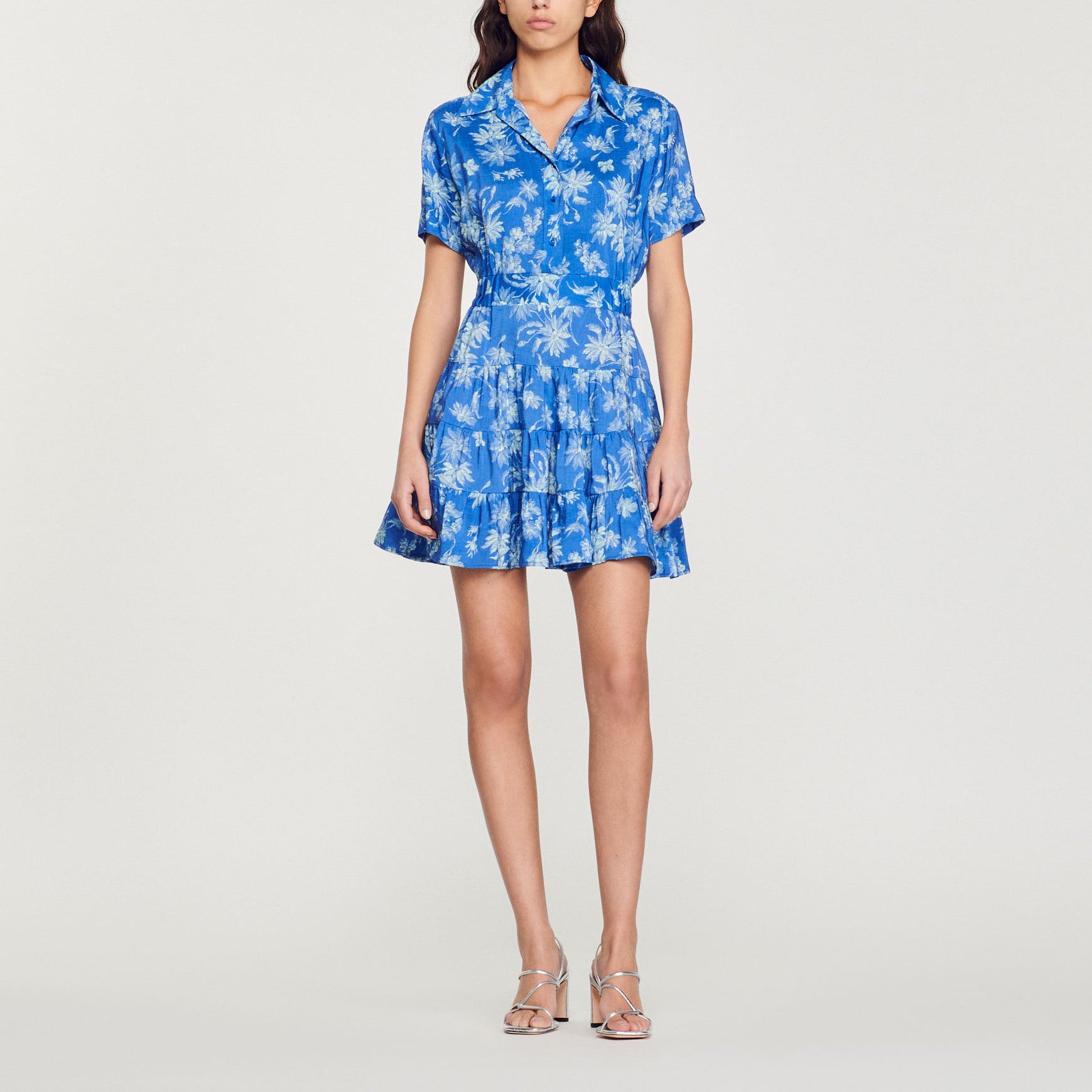 Robe courte imprimée Sandro seconde main