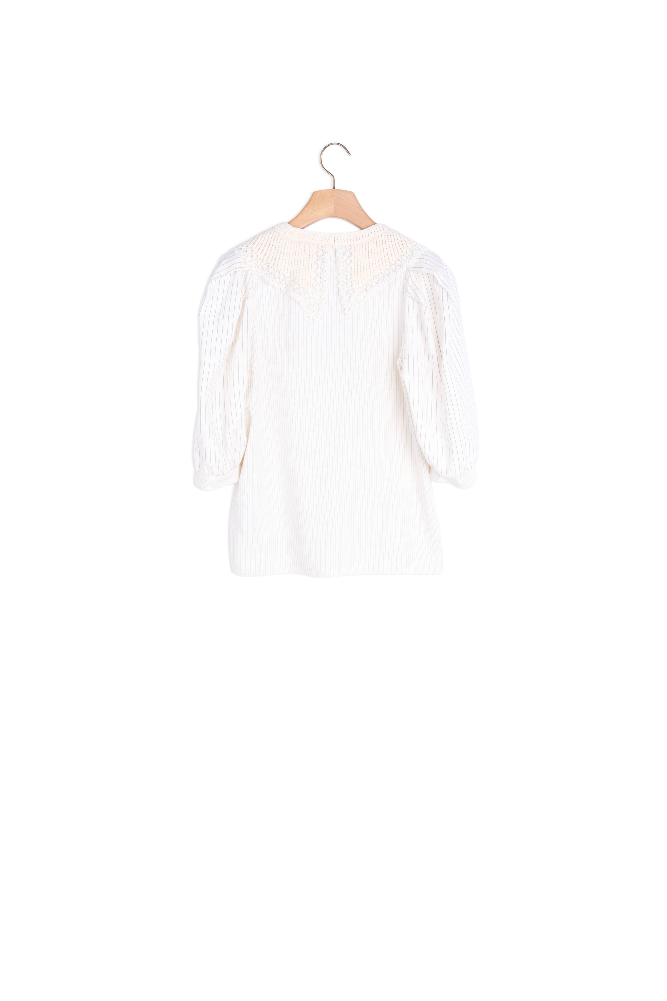 Chemise en lin rayée Sandro seconde main