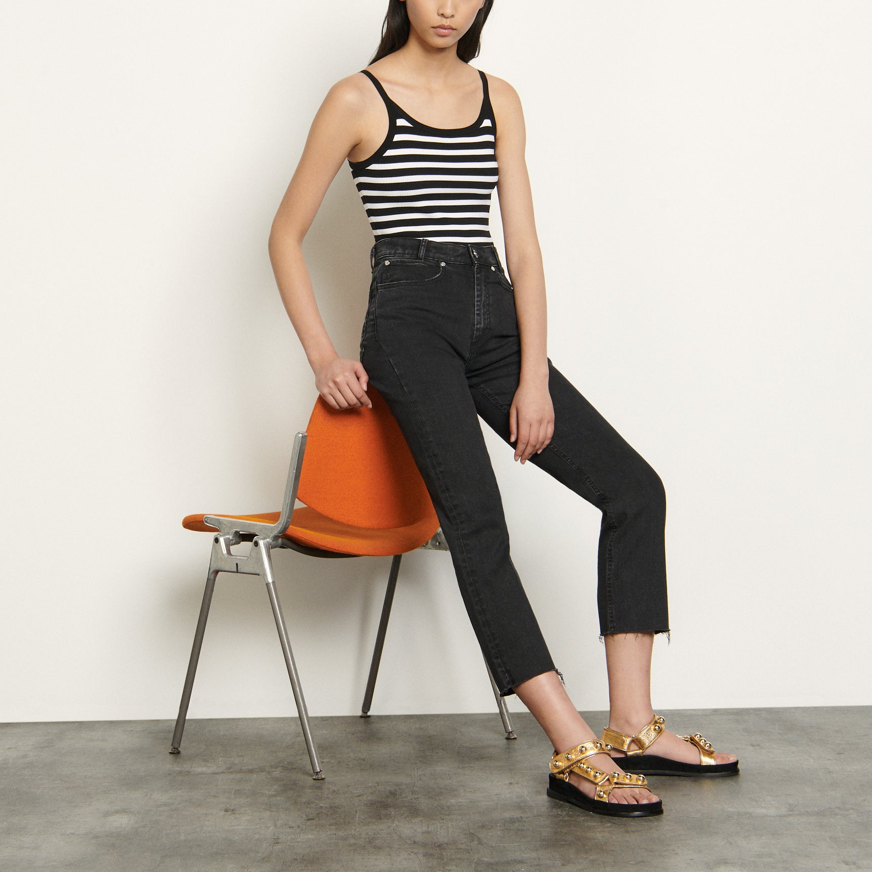 Body marinière à bretelles Sandro seconde main