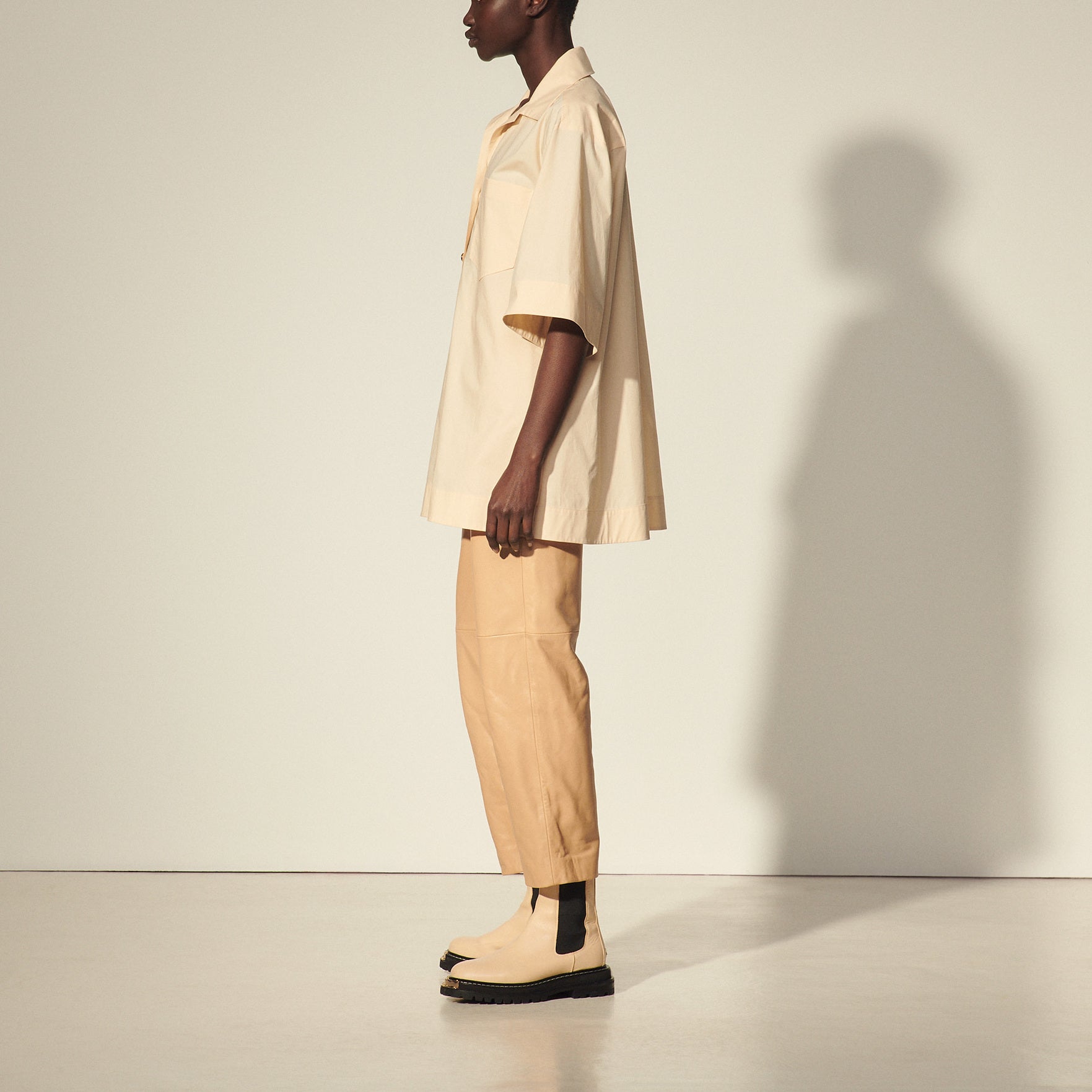 Chemise oversize en coton biologique Sandro seconde main