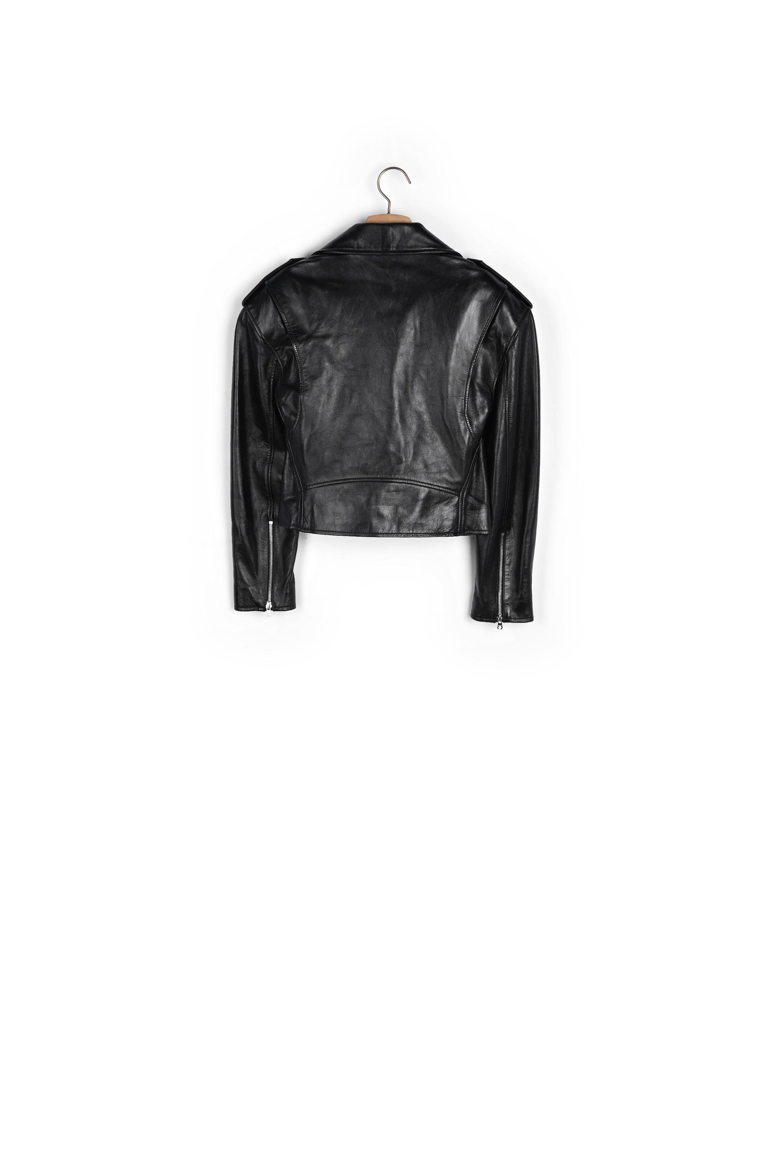 Blouson en cuir Sandro seconde main