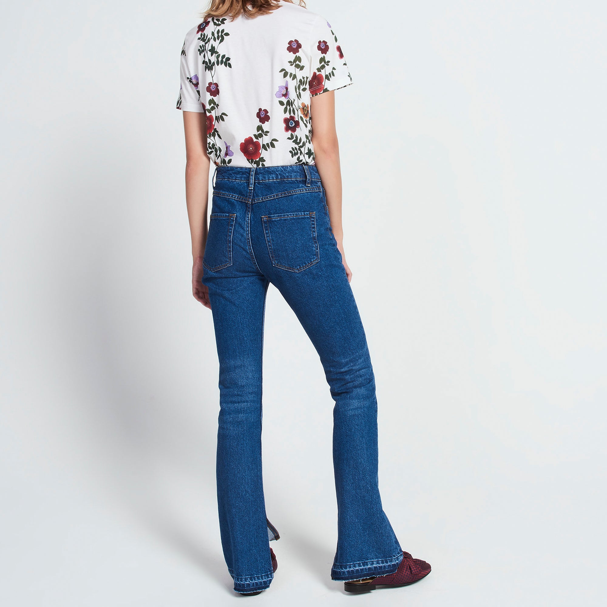 Jean taille haute avec fentes en bas Sandro seconde main