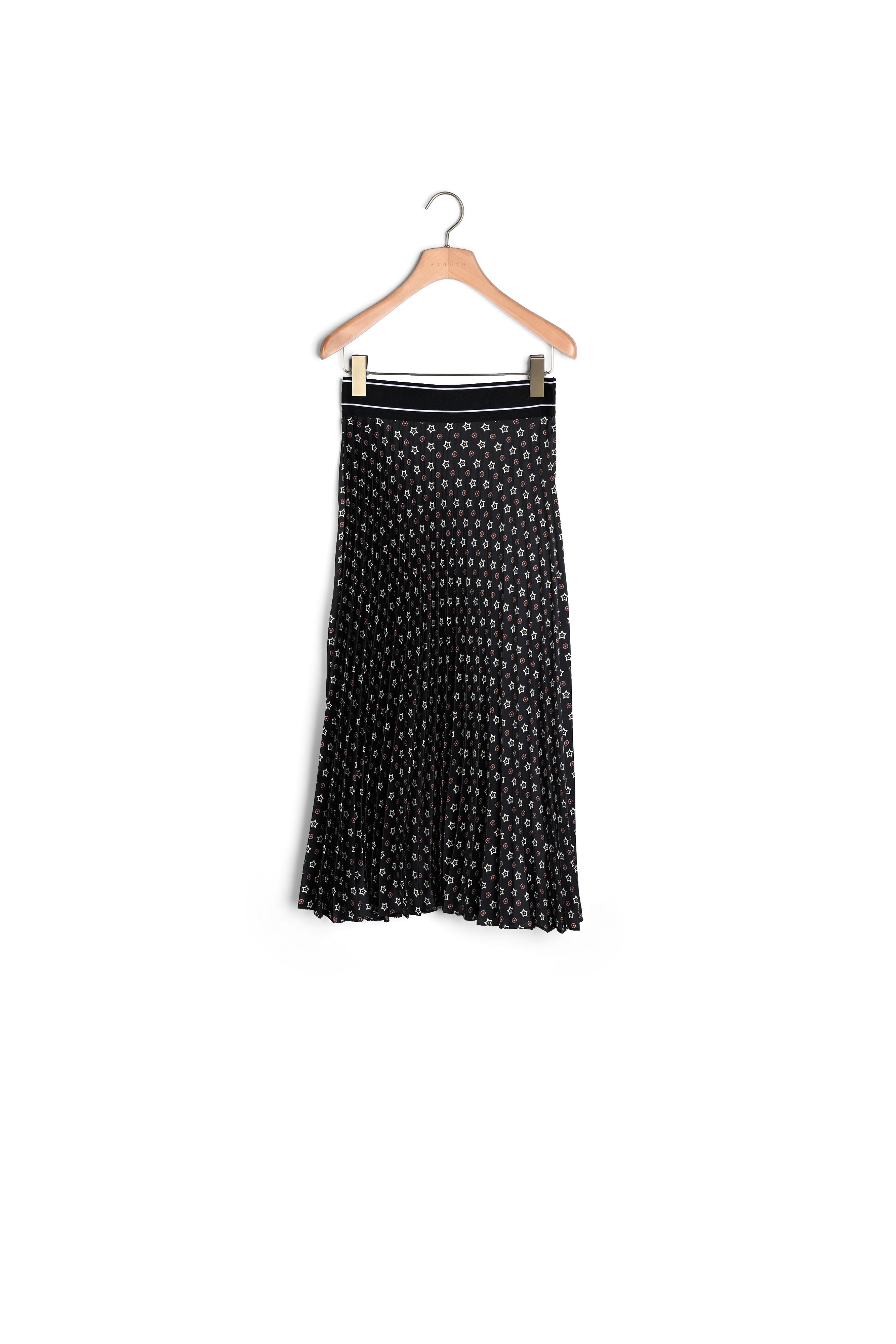 Jupe longue plissée Sandro seconde main