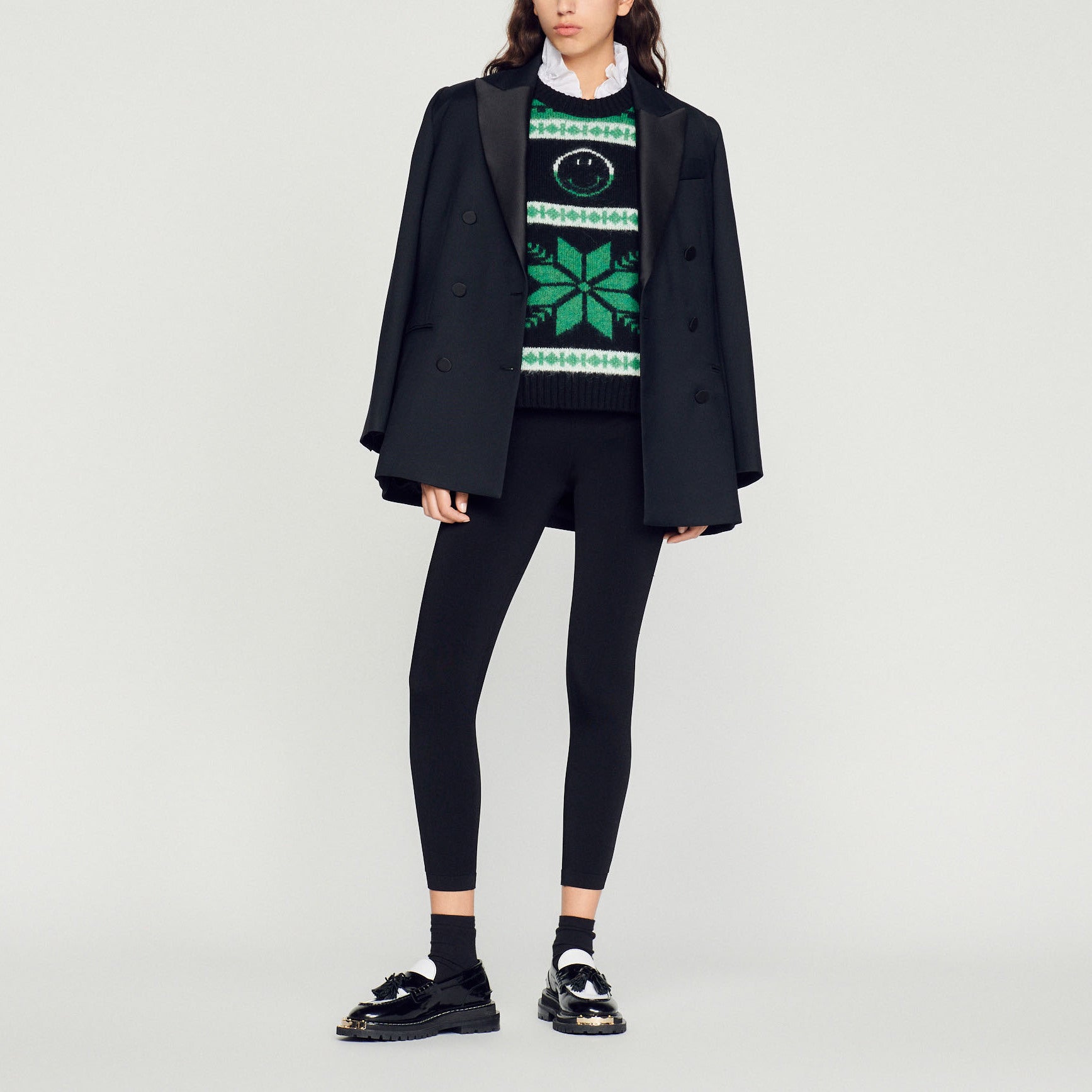 Pull Smiley Sandro seconde main