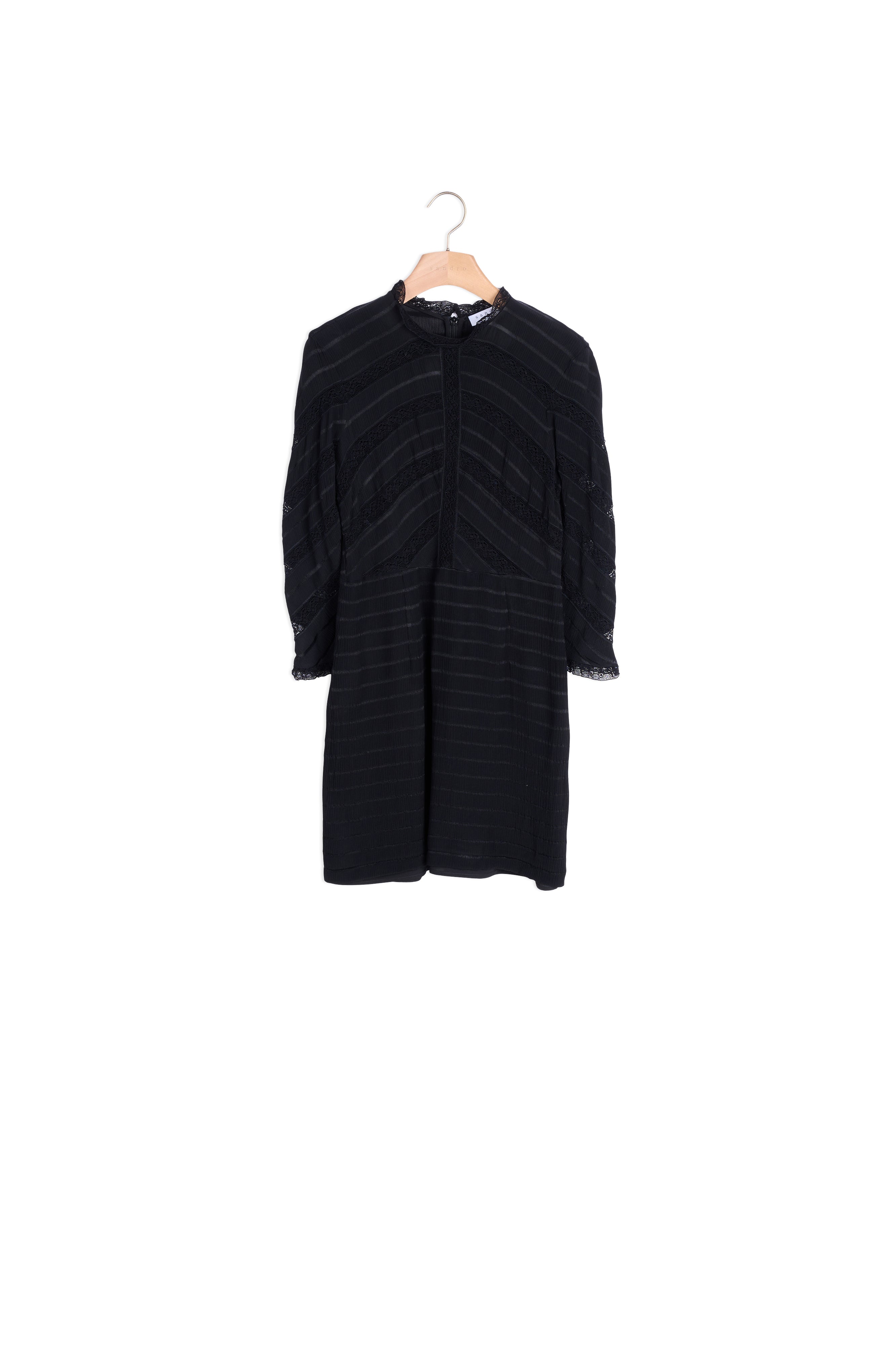 Robe avec bandes de dentelle Sandro seconde main