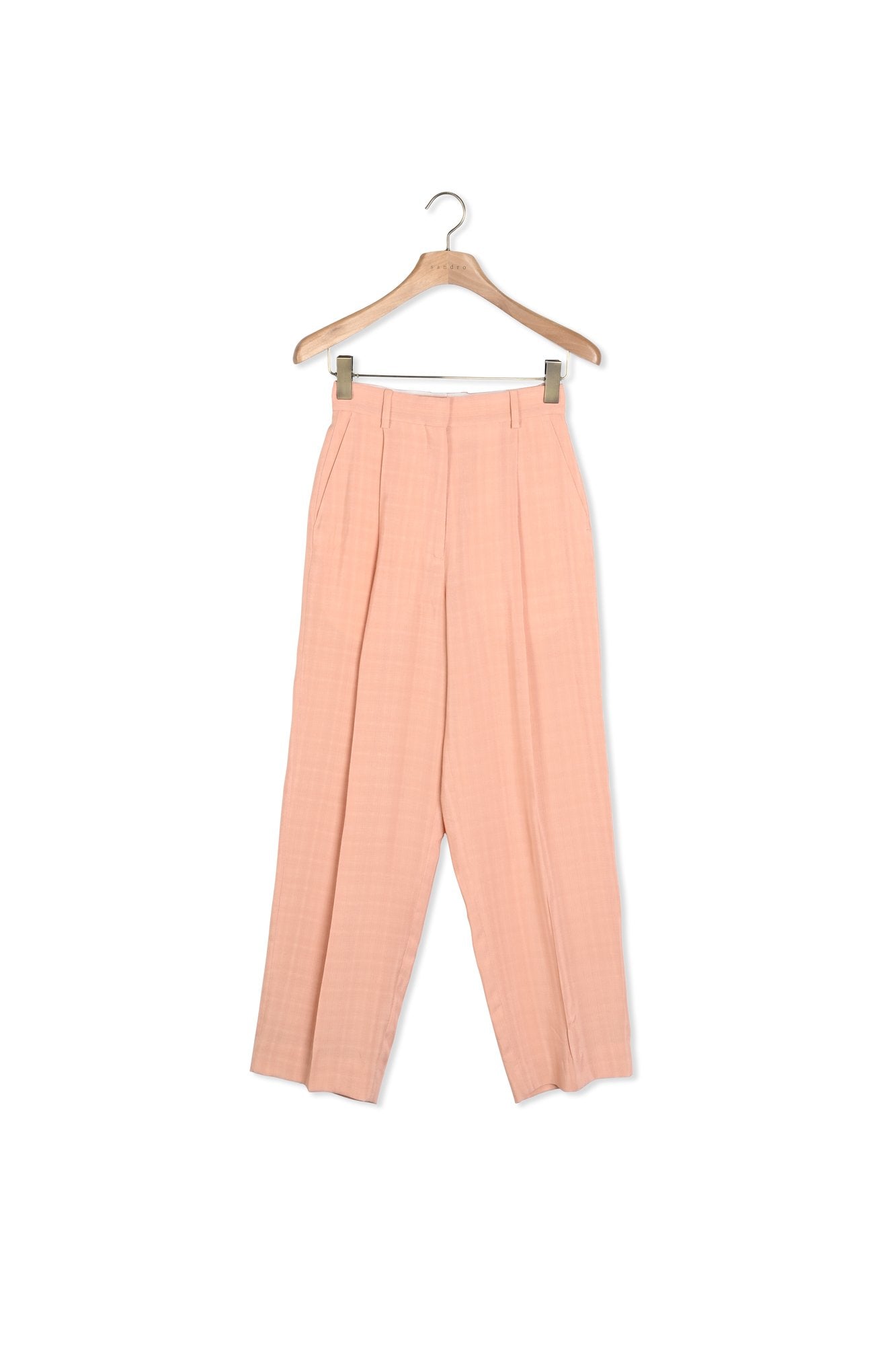 Pantalon droit à plis Sandro seconde main