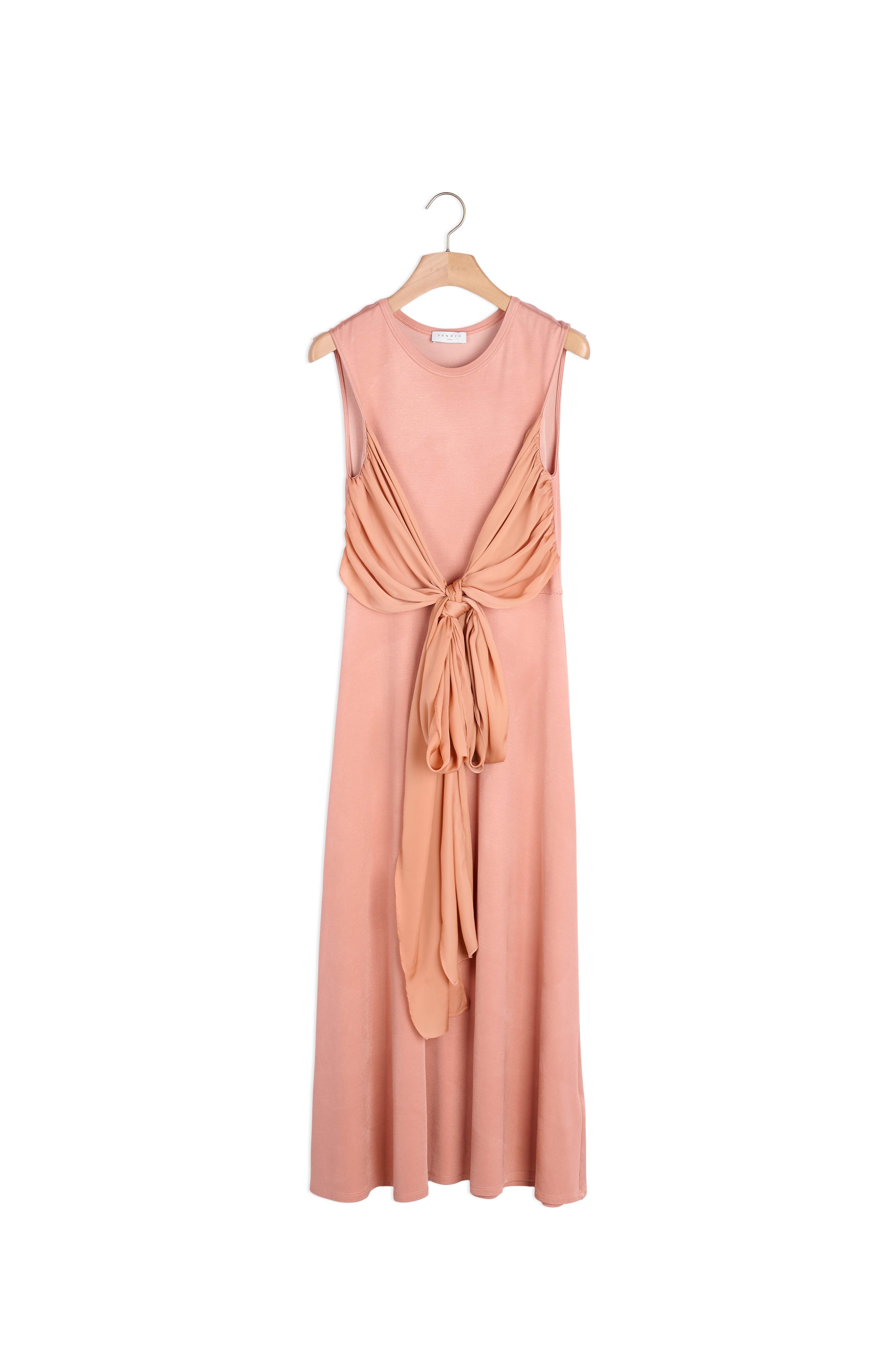 Robe longue fluide avec ceinture Sandro seconde main